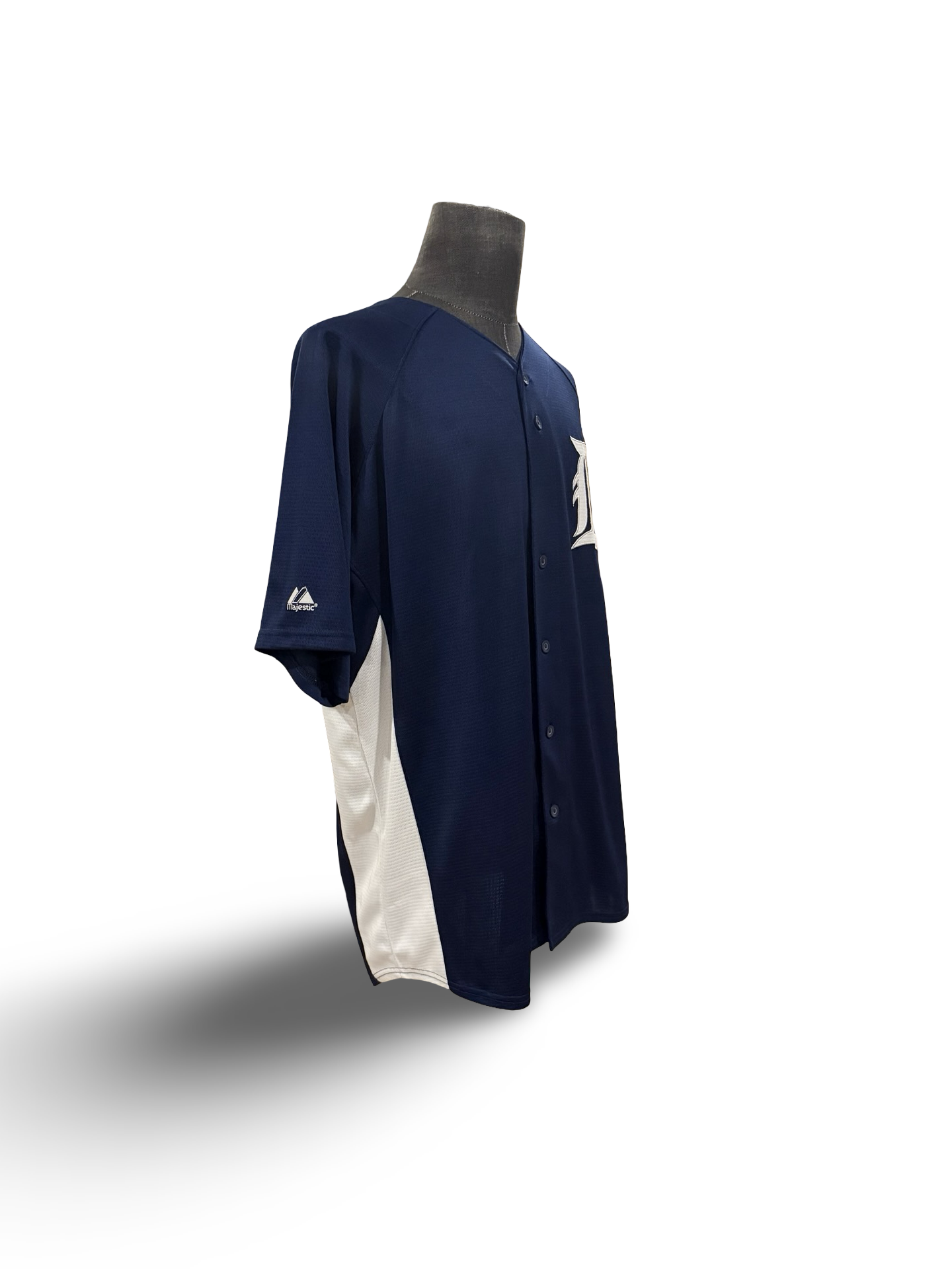 MLB Vtg Detroit Tigers Majestic Baseball Jersey Size XL
