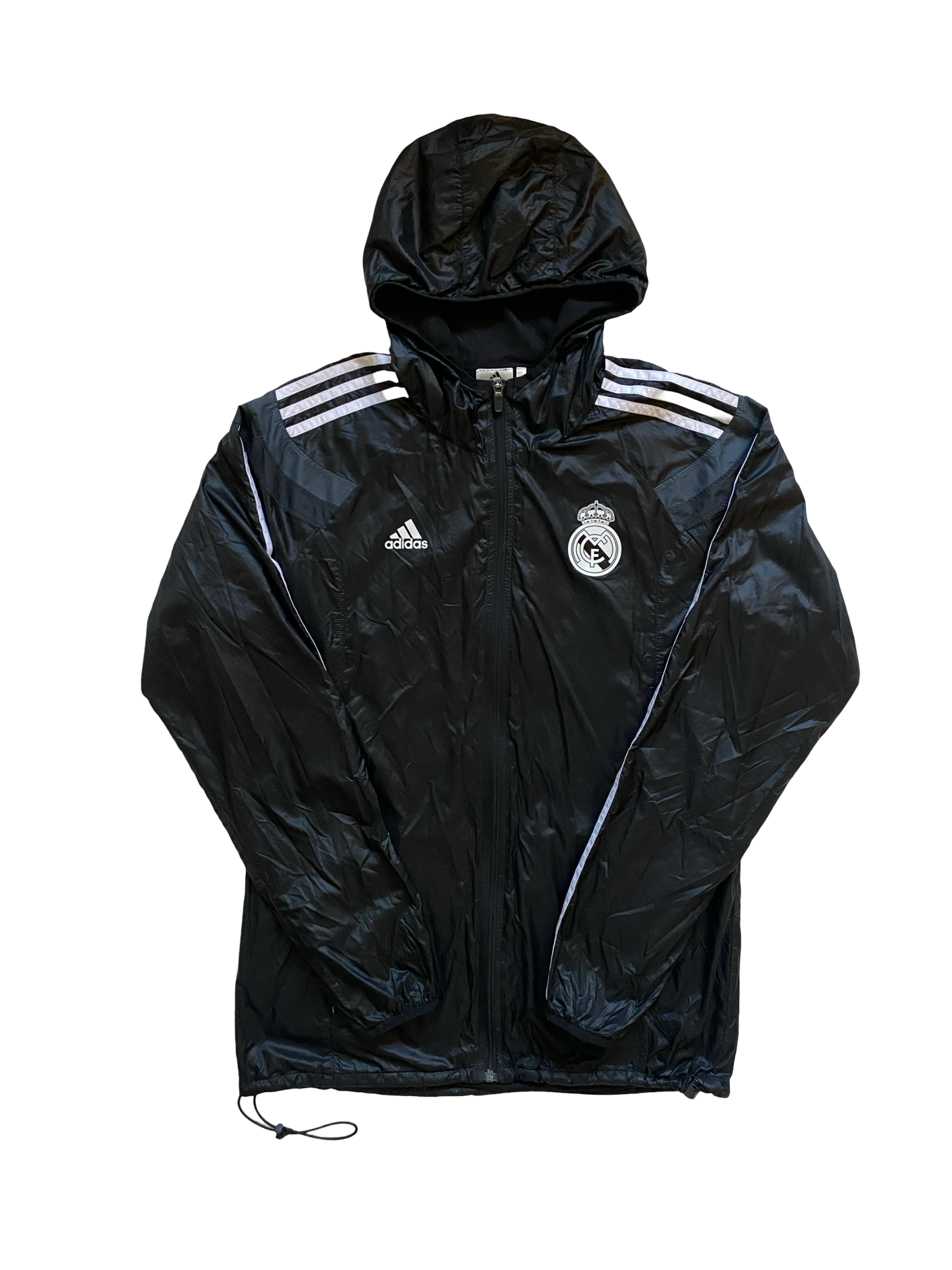 Soccer LaLiga Real Madrid 2014 Anthem Adidas Windbreaker Football Jacket Size M