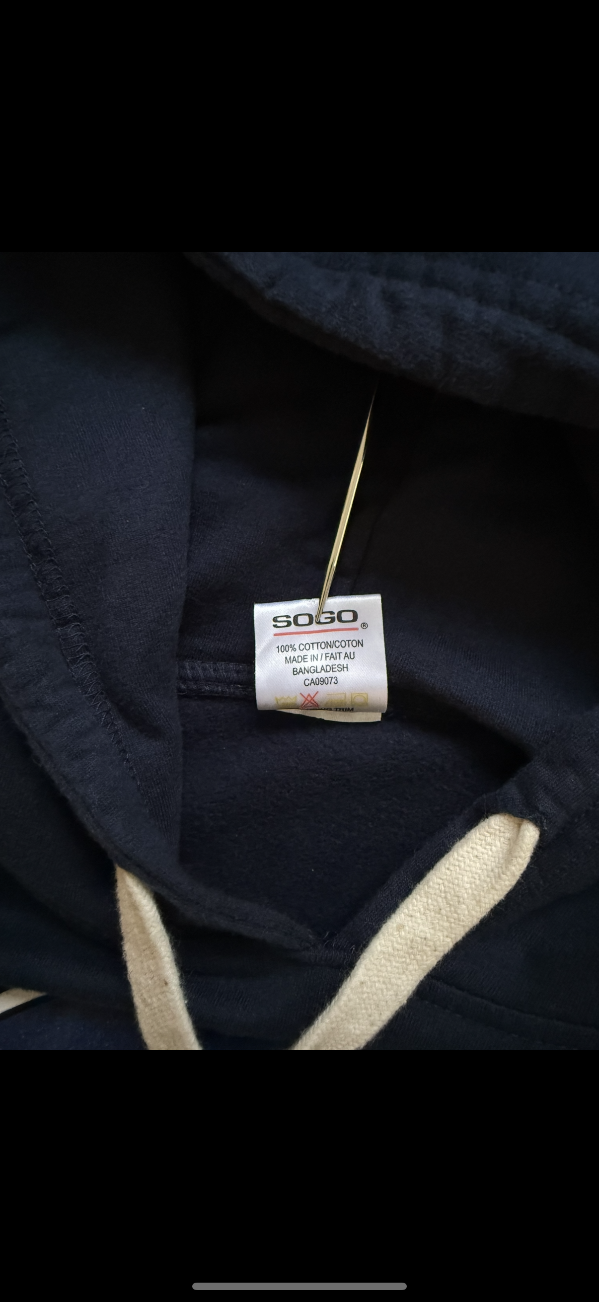 CFL Vtg Toronto Argonauts SOGO Football Hoodie Size L