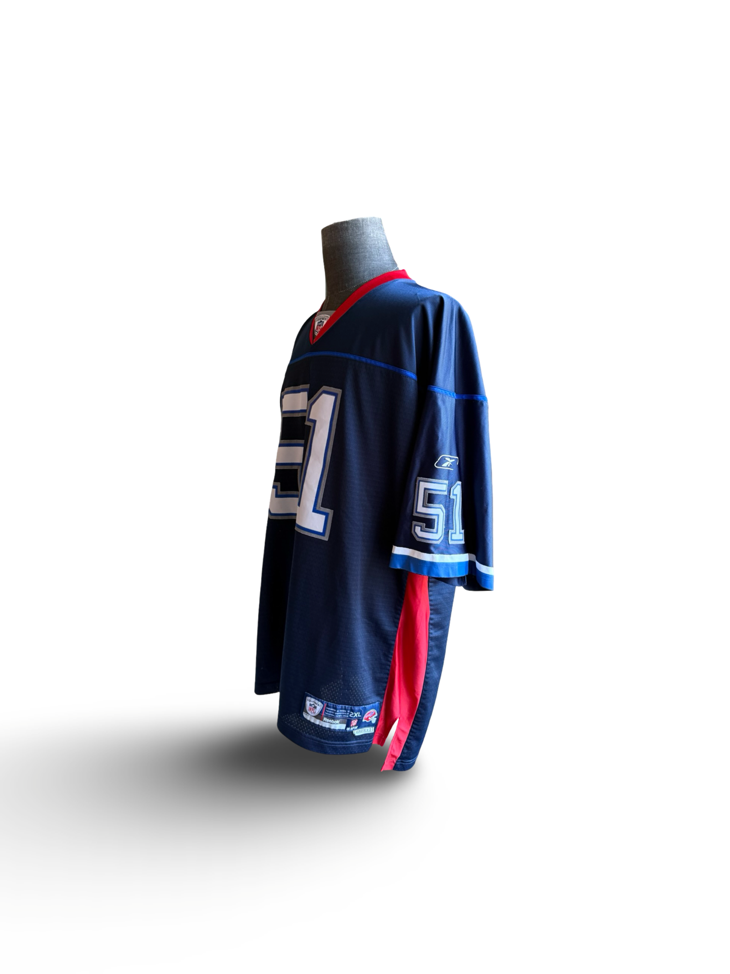 NFL Vtg Paul Posluszny 51 Buffalo Bills Reebok Stitched Football Jersey Size 2XL