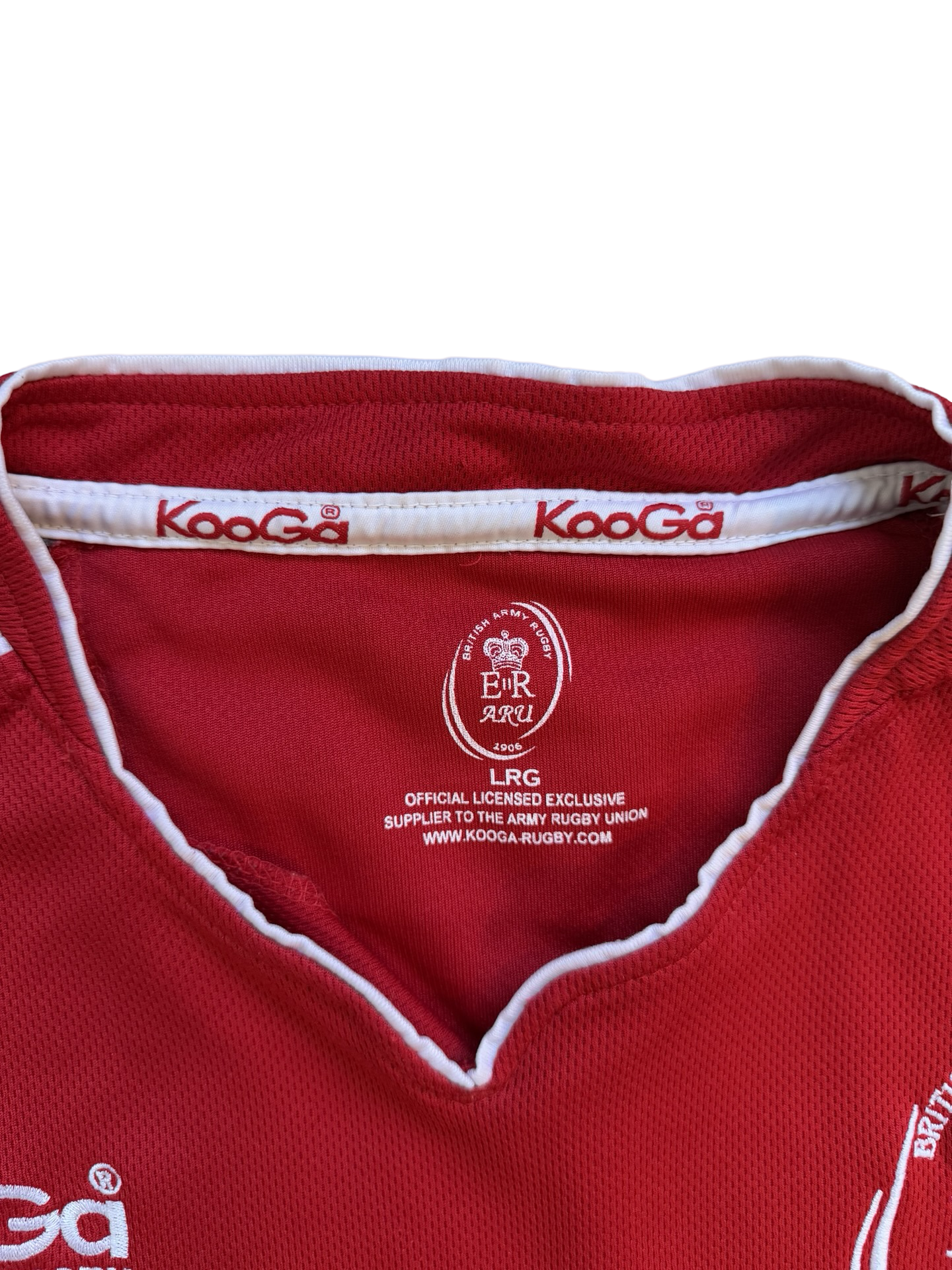 Rugby Union British Army 2010 Kooga Rugby Jersey Size L