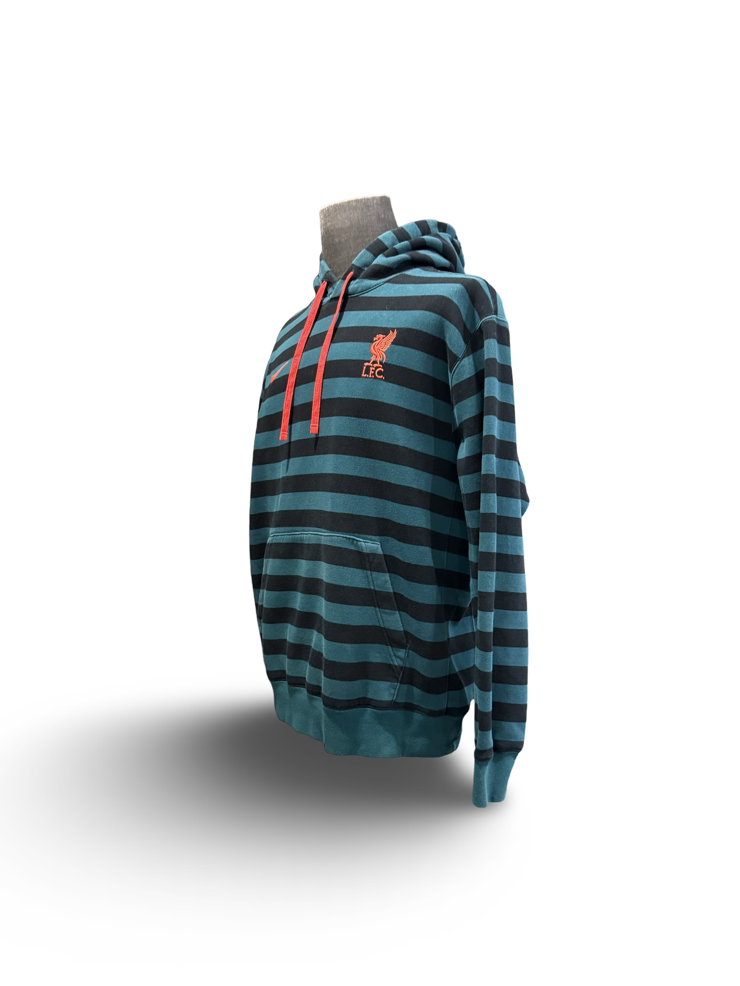 EPL Liverpool Fc Nike Teal Fleece Club Hoodie Size L