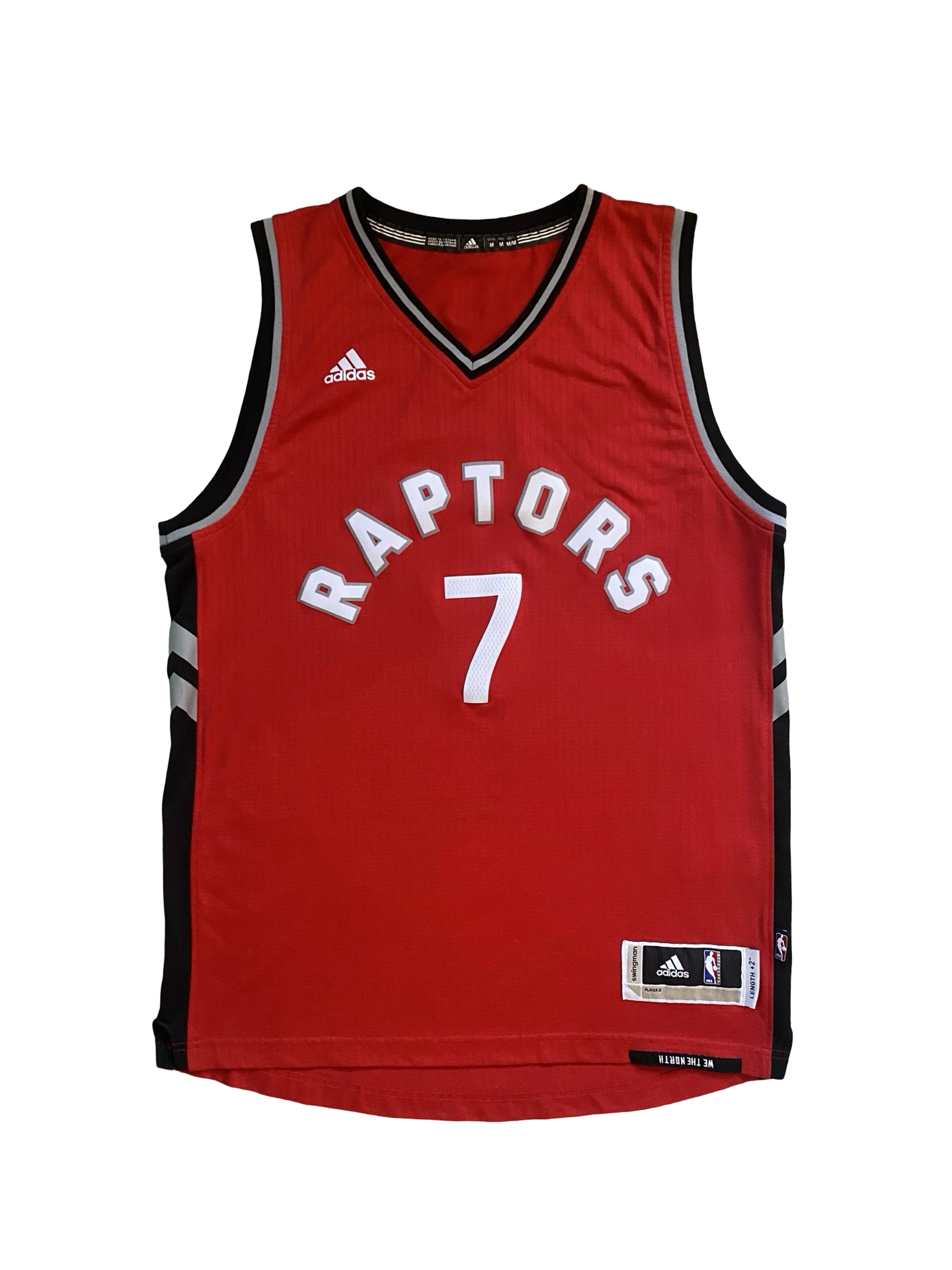 NBA Kyle Lowry 7 Toronto Raptors Swingman Jersey 2016 Adidas Size M