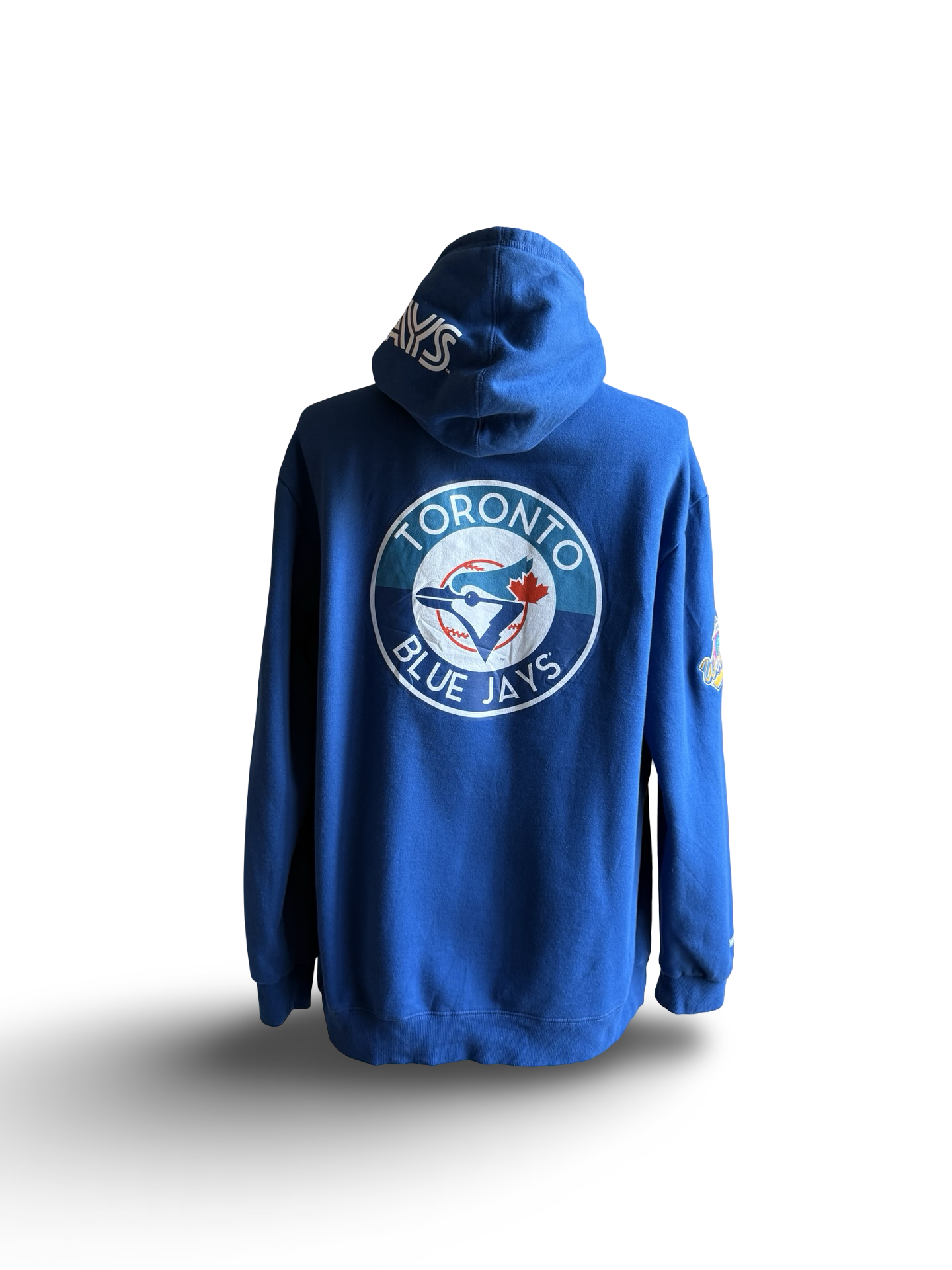 MLB Toronto Blue Jays Mitchell & Ness Coop City Collection Pullover Hoodie Size XL