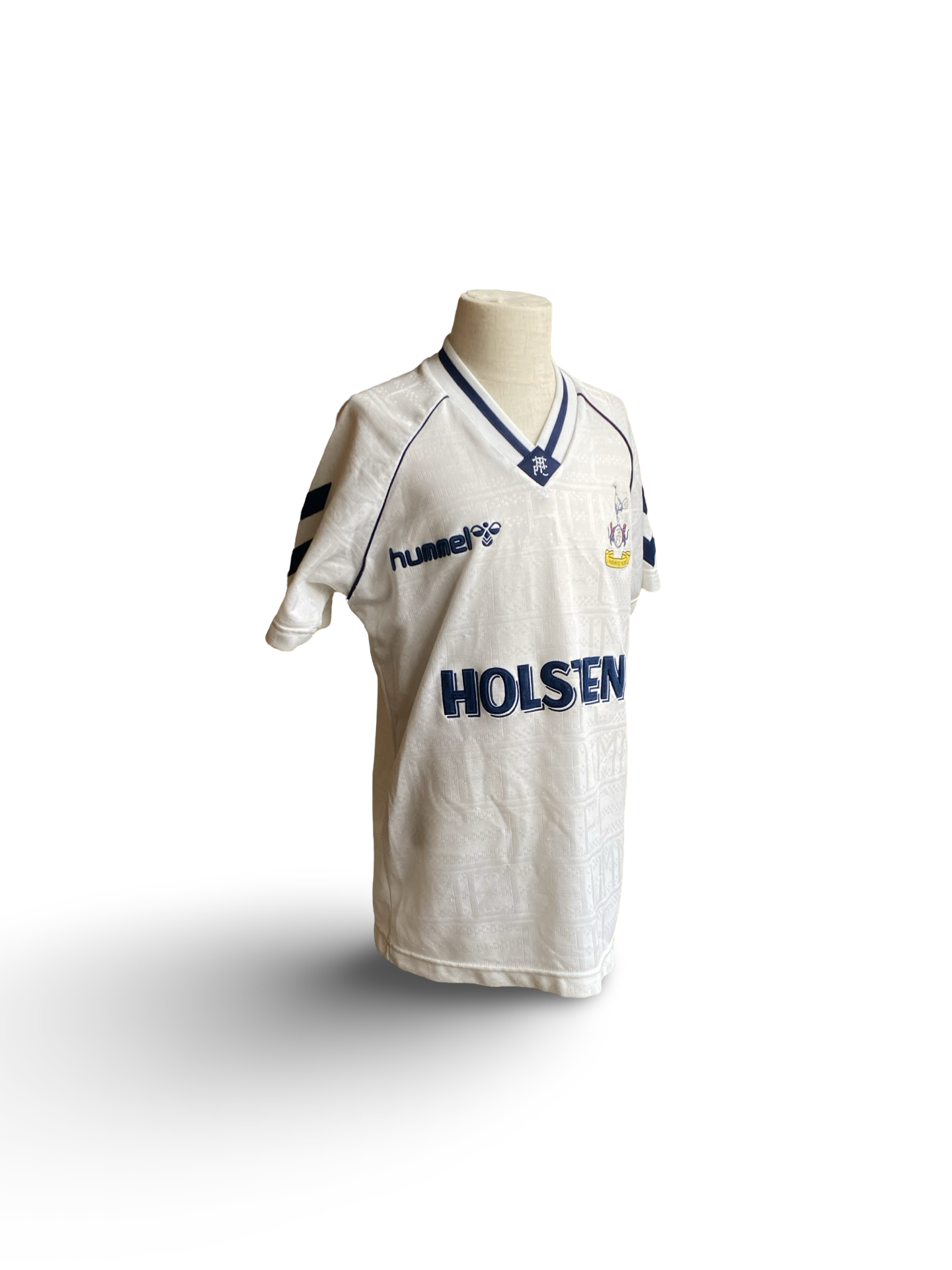 EPL Vtg Tottenham Hotspur FC 1989-91 Hummel Football Home Jersey Size Youth M