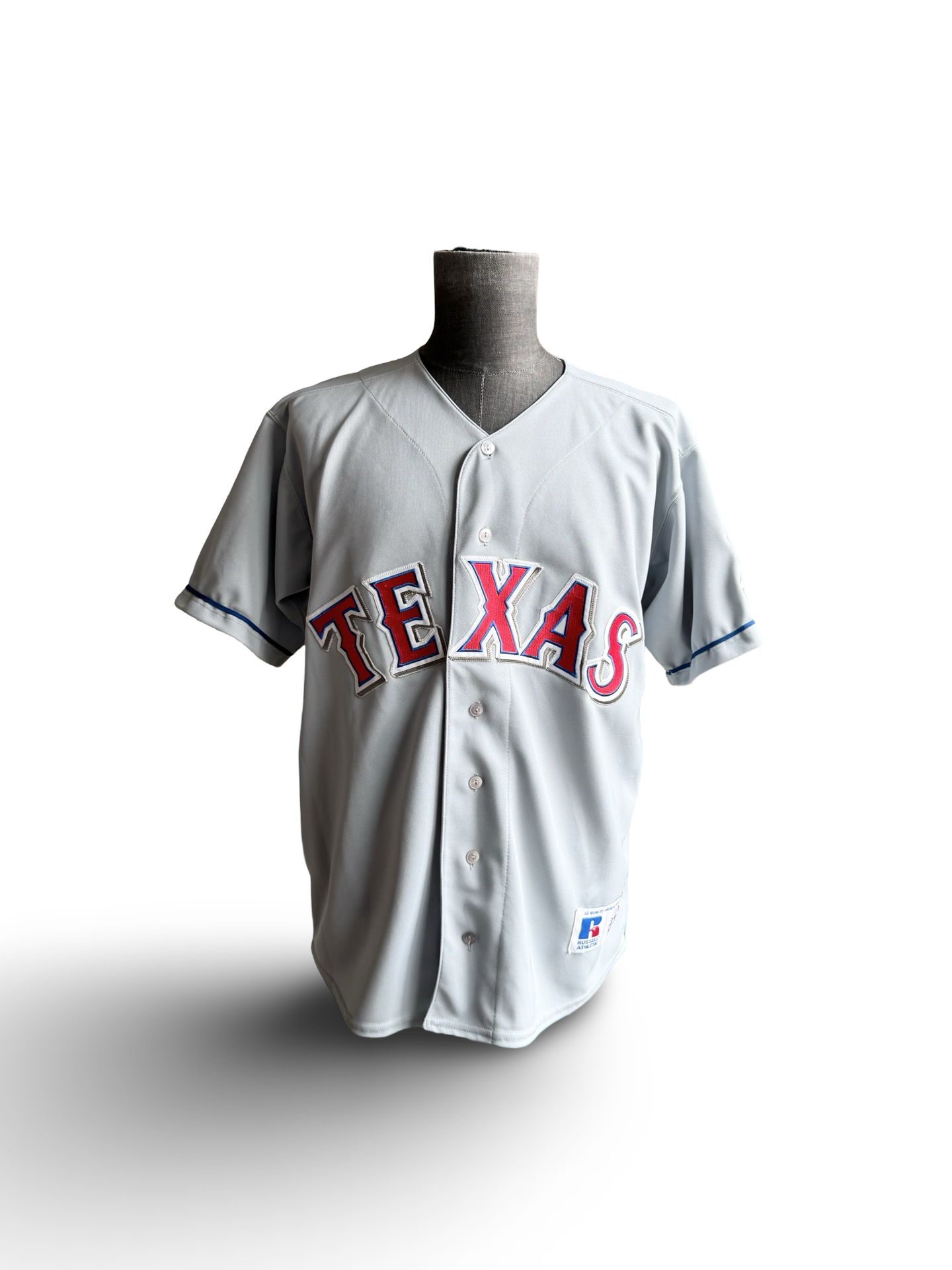 MLB Vtg Texas Rangers Russell Athletic MIC Baseball Jersey Size M