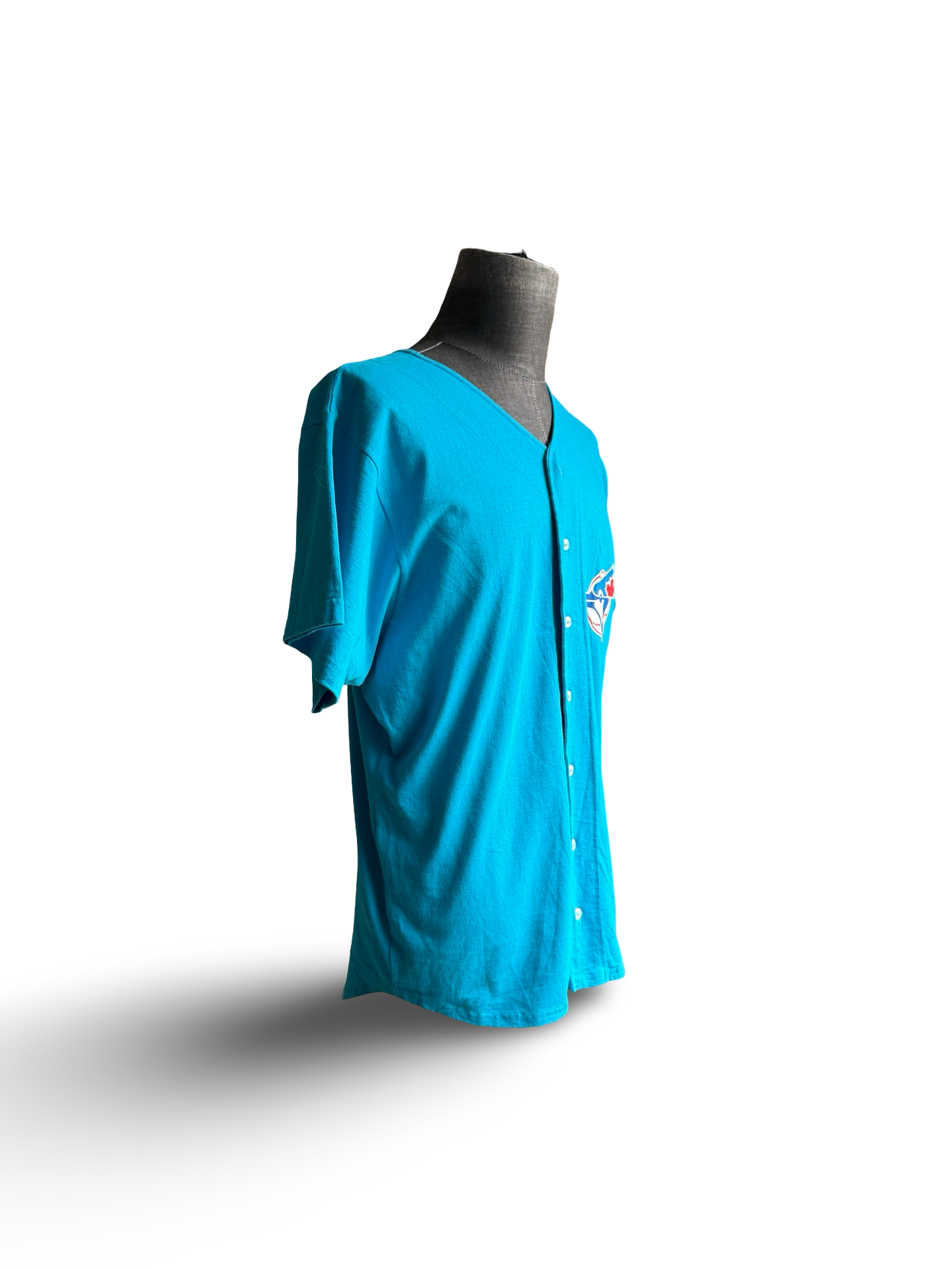 MLB Vtg 1992 Toronto Blue Jays Waves Baseball Jersey Size L