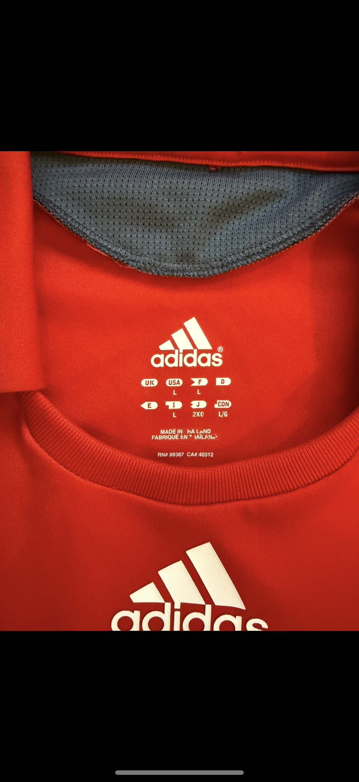 Soccer MLS Vtg Toronto FC 2009-10 Adidas TFC Football Home Jersey Size L