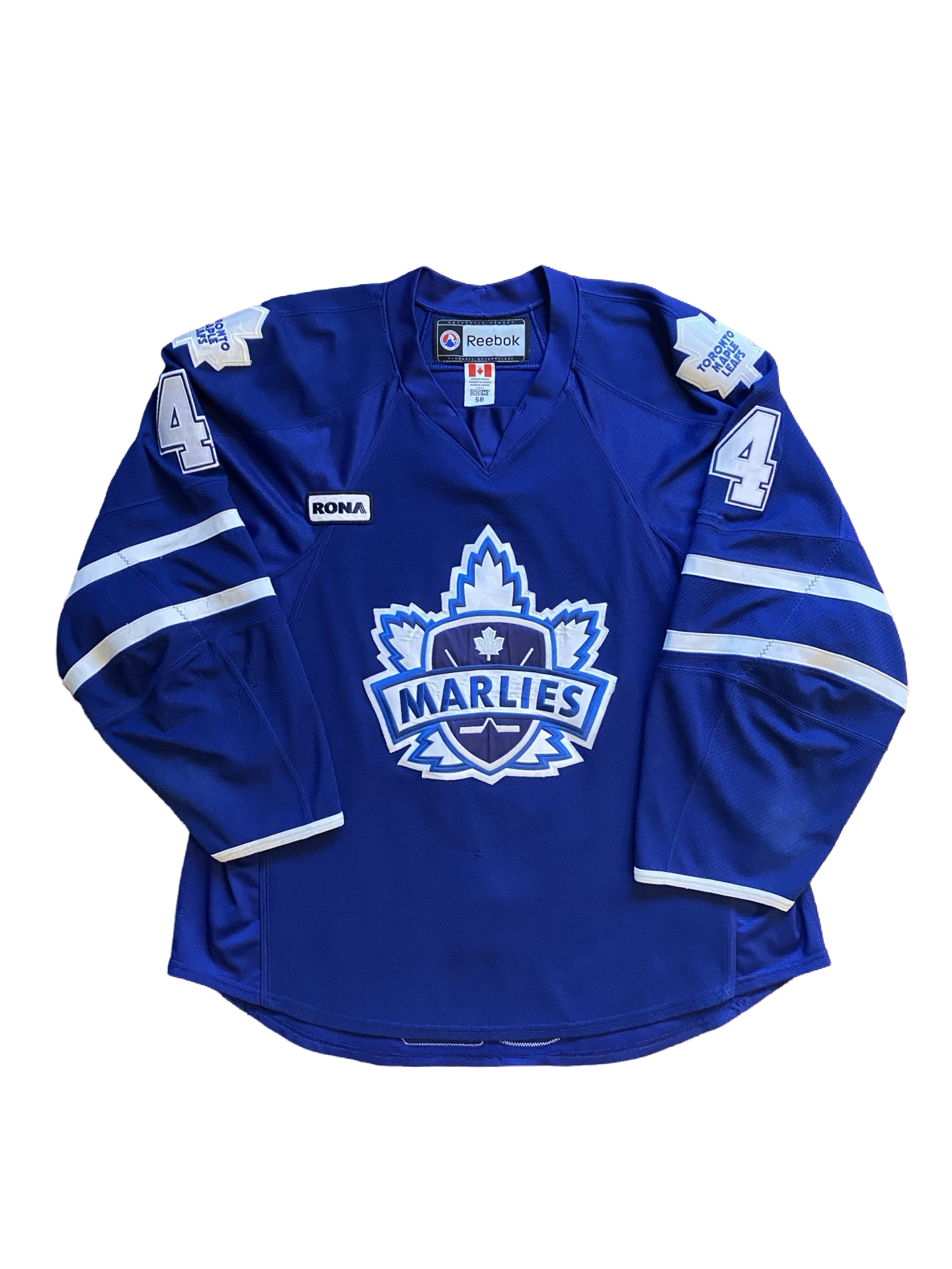 AHL VTG Phil Oreskovic 4 Toronto Marlies 2007 Player Issue Jersey Size XXL