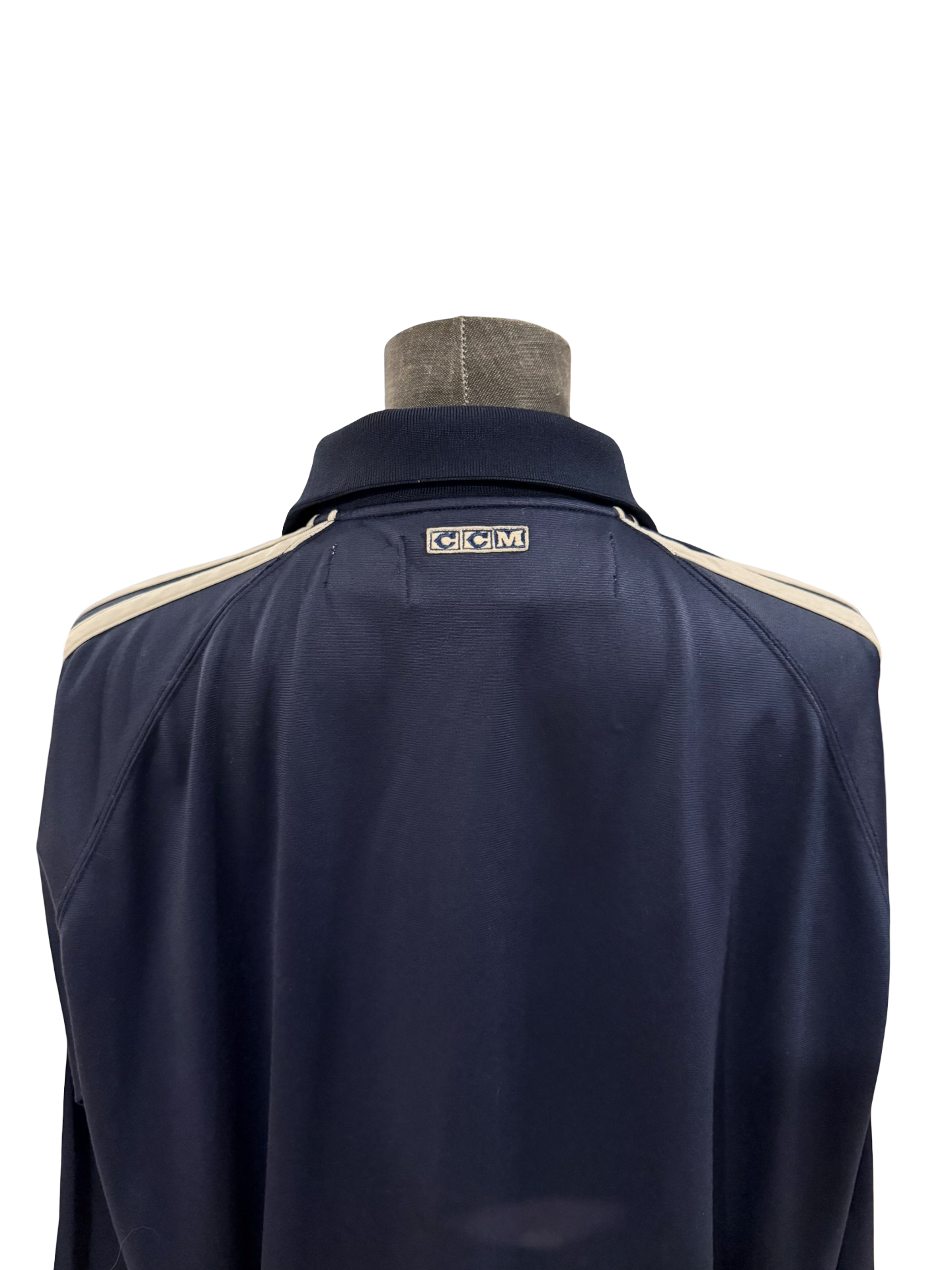 NHL Vtg Toronto Maple Leafs CCM Hockey Track Jacket Size XL