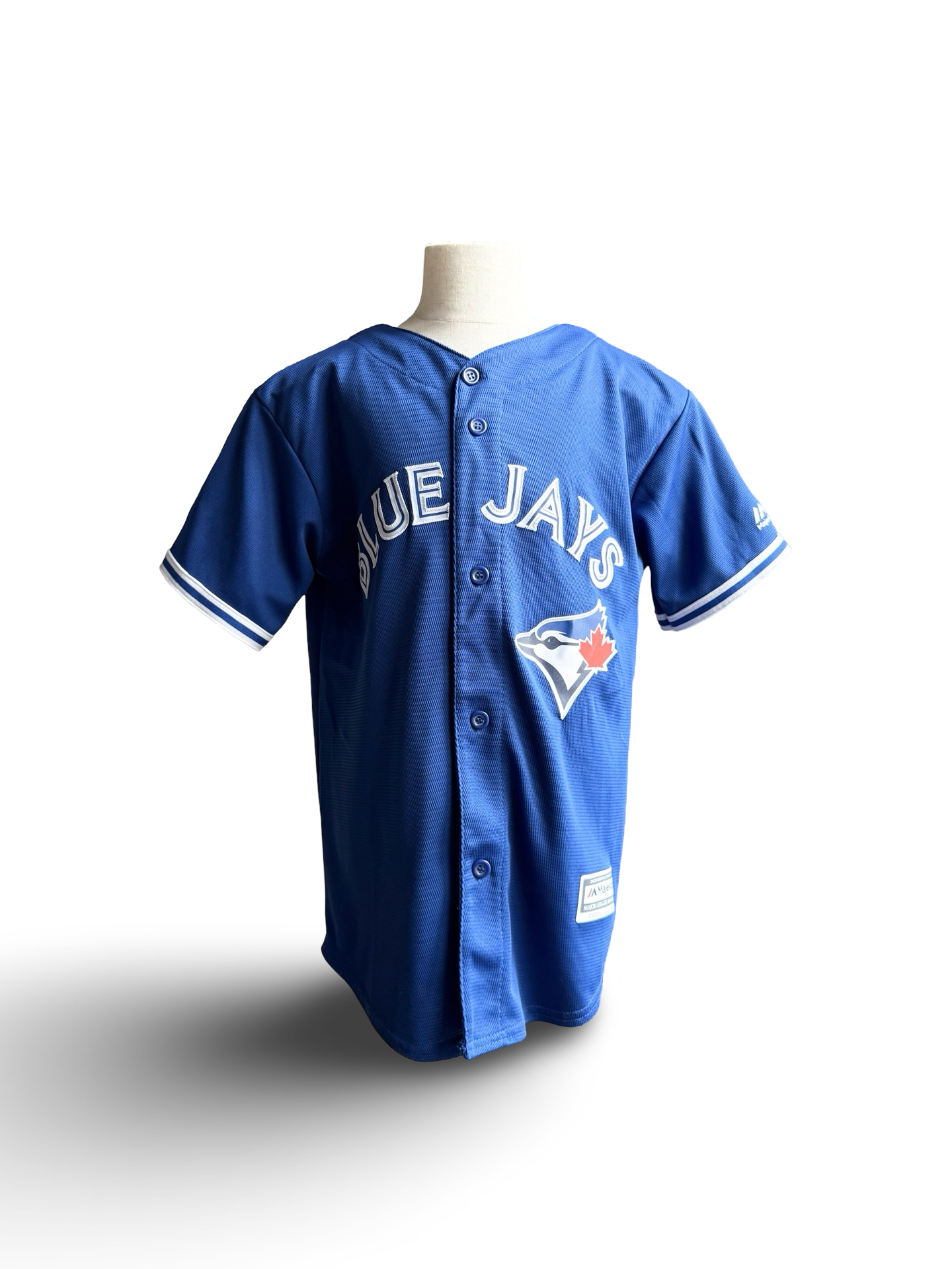 YOUTH MLB Josh Donaldson 20 Toronto Blue Jays Majestic Cool Base Baseball Jersey Size Youth M