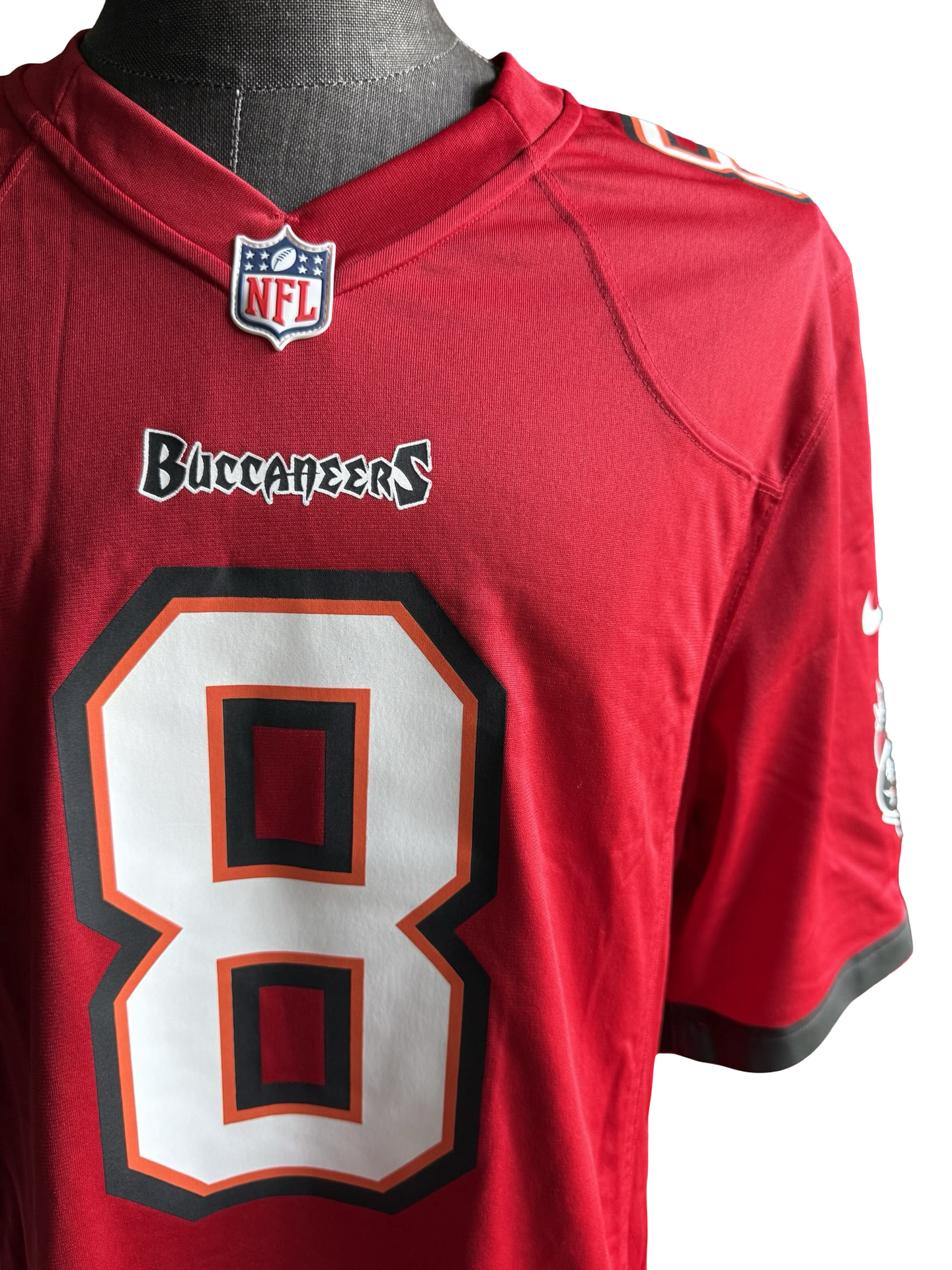 NFL Mike Glennon 8 Tampa Bay Buccaneers Nike Football Jersey Size L