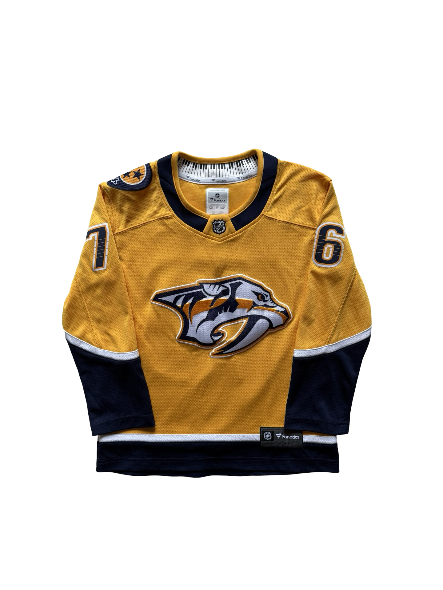 NHL PK Subban 76 Breakaway Fanatics Nashville Predators Jersey Size Youth S/M