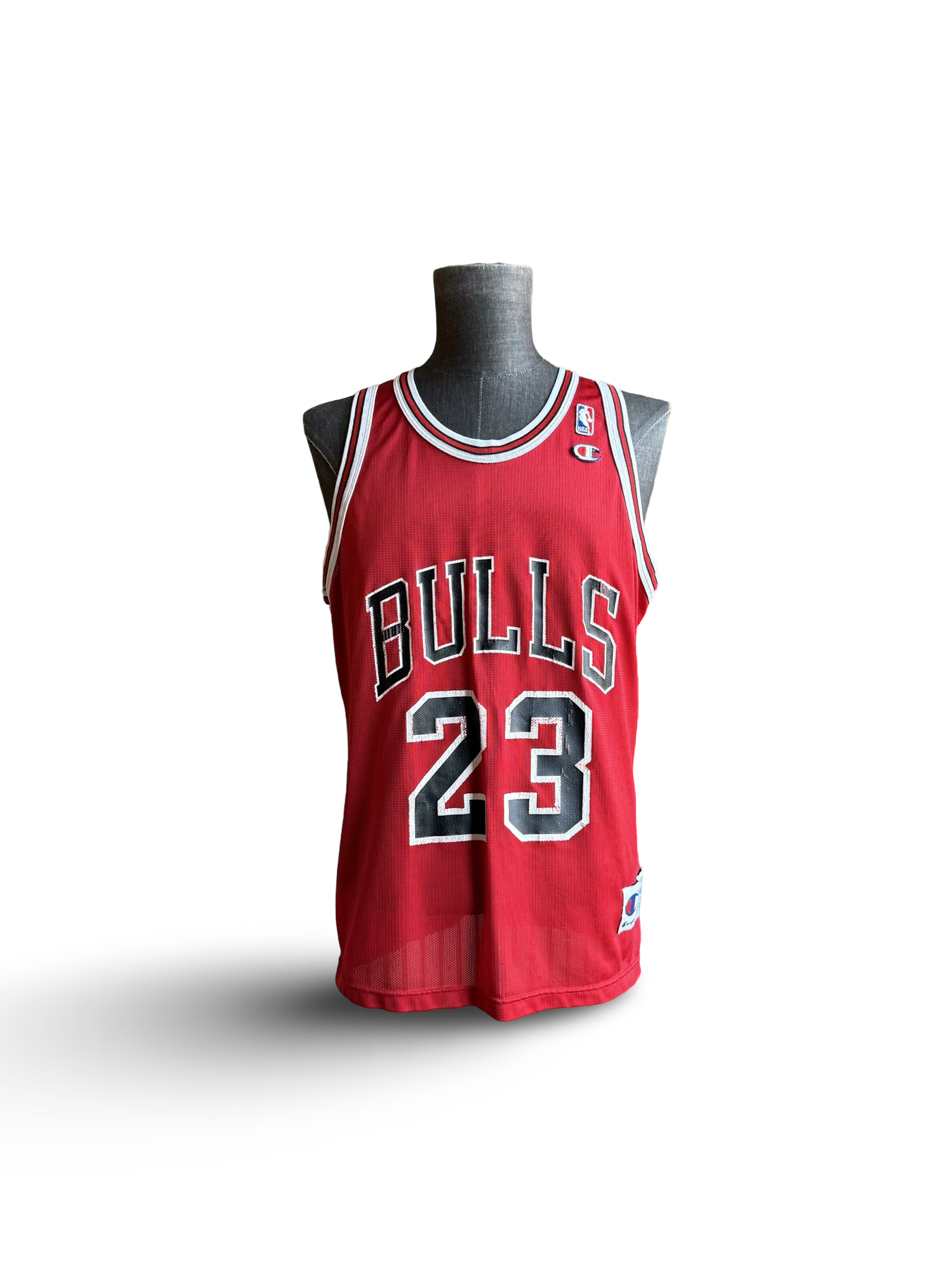 NBA Vtg 90’s Michael Jordan 23 Chicago Bulls Champion Jersey Size M (44)