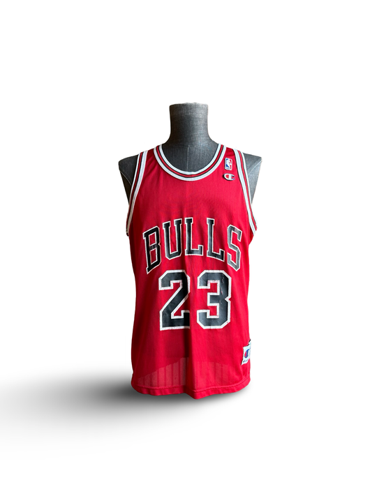 NBA Vtg 90’s Michael Jordan 23 Chicago Bulls Champion Jersey Size M (44)