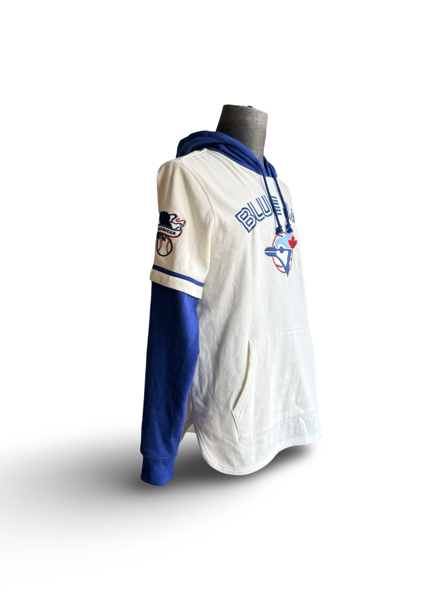 MLB Toronto Blue Jays ‘47 Cream Trifecta Shortstop Pullover Hoodie Size M
