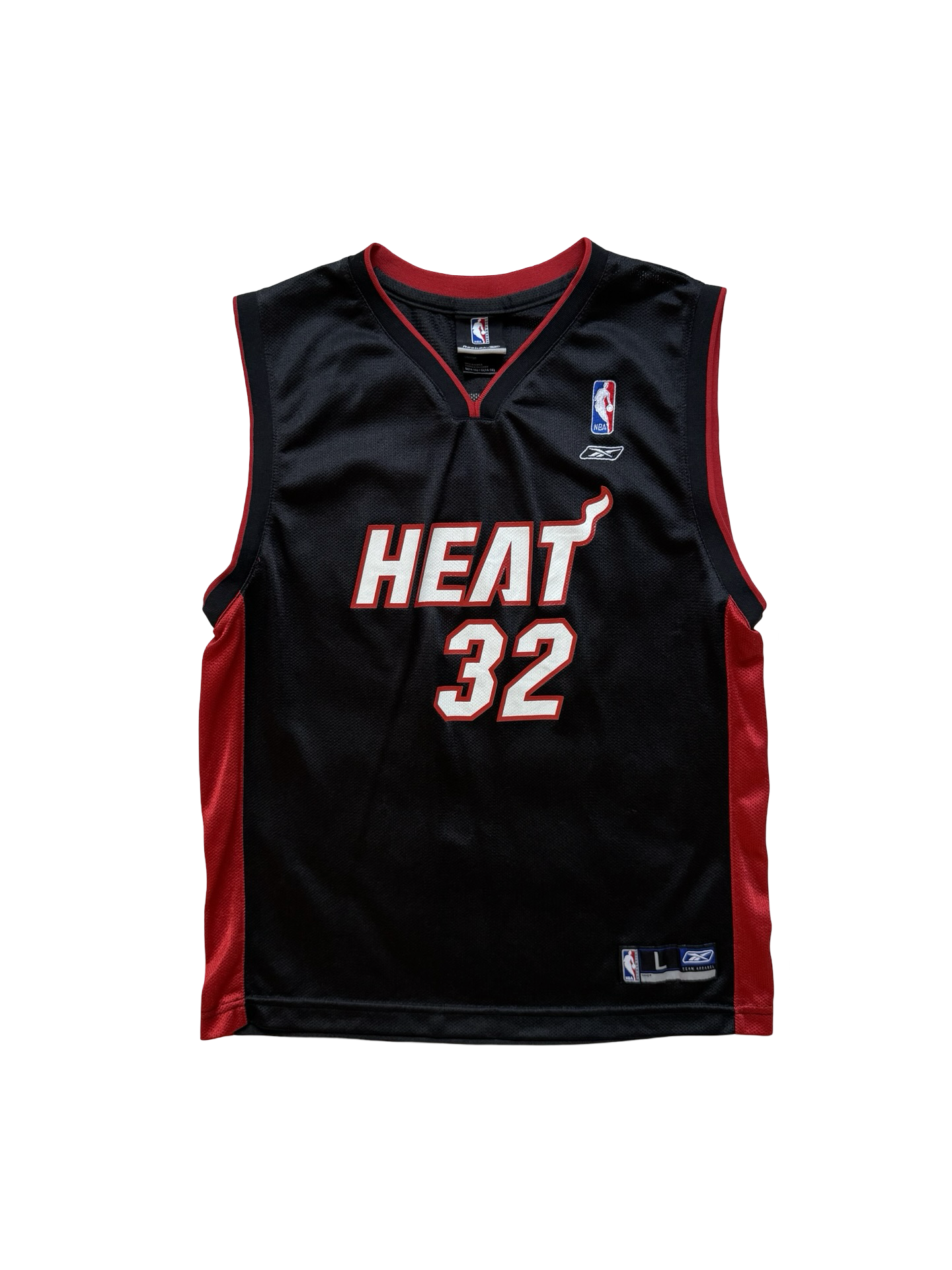 NBA Vtg Shaquille O’Neal 32 Reebok Miami Heat Jersey Size Youth L (14/16)