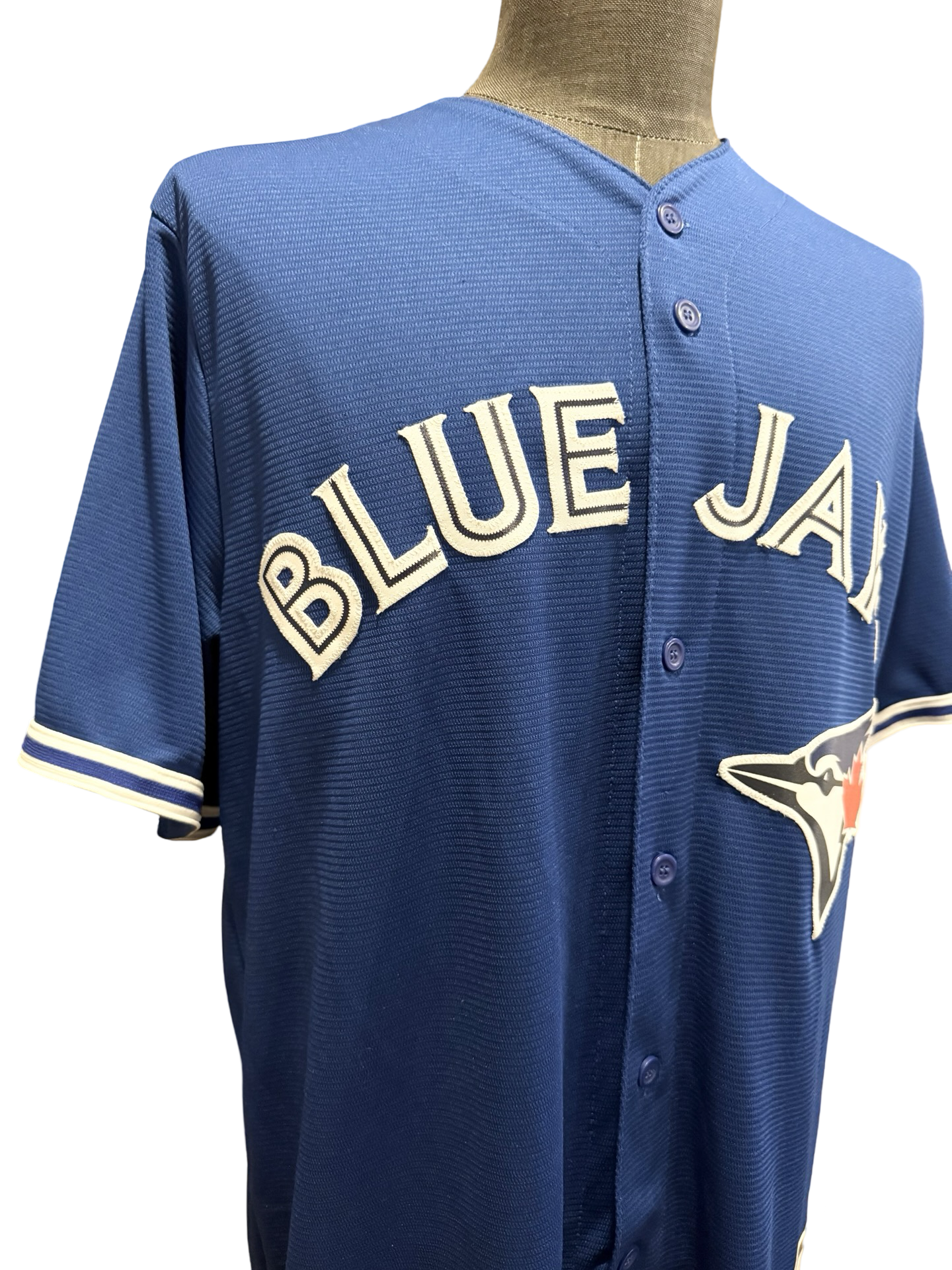 MLB Josh Donaldson 20 Toronto Blue Jays Majestic Cool Base Baseball Jersey Size L