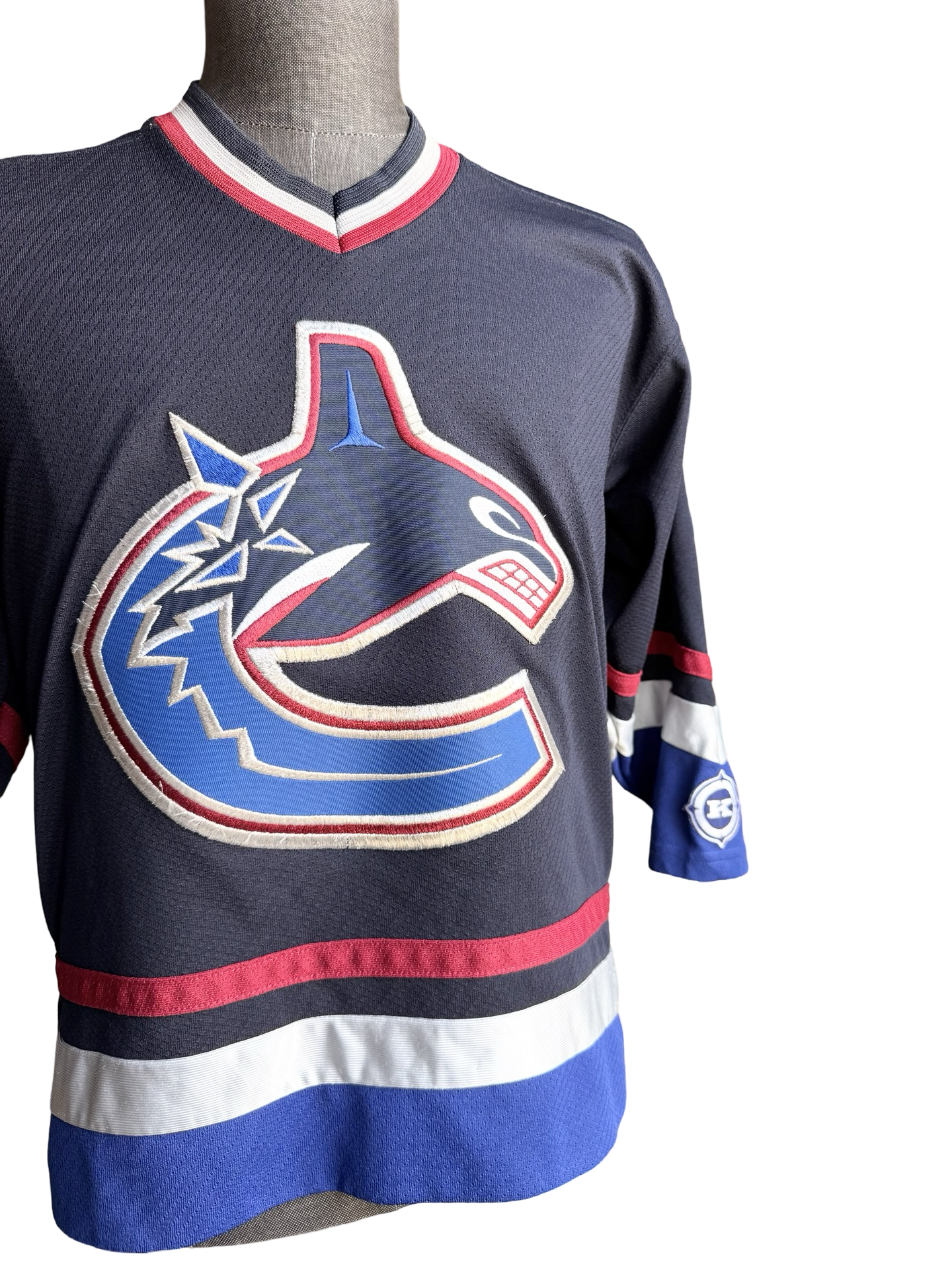 YOUTH NHL Vtg Vancouver Canucks Koho Hockey Jersey Size Youth L/XL