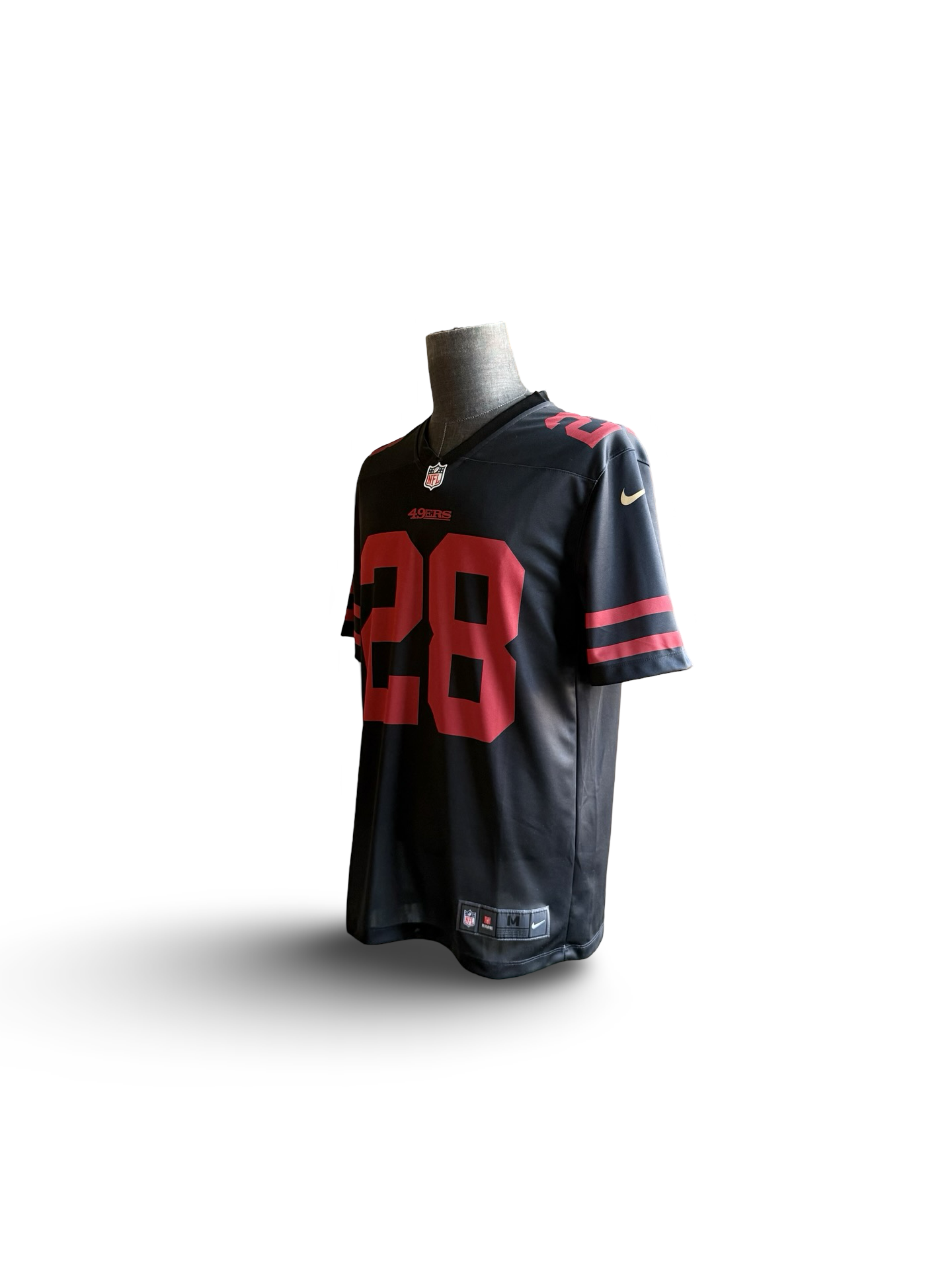 NFL Carlos Hyde 28 San Francisco 49ers Nike Dry-Fit Color Rush Jersey