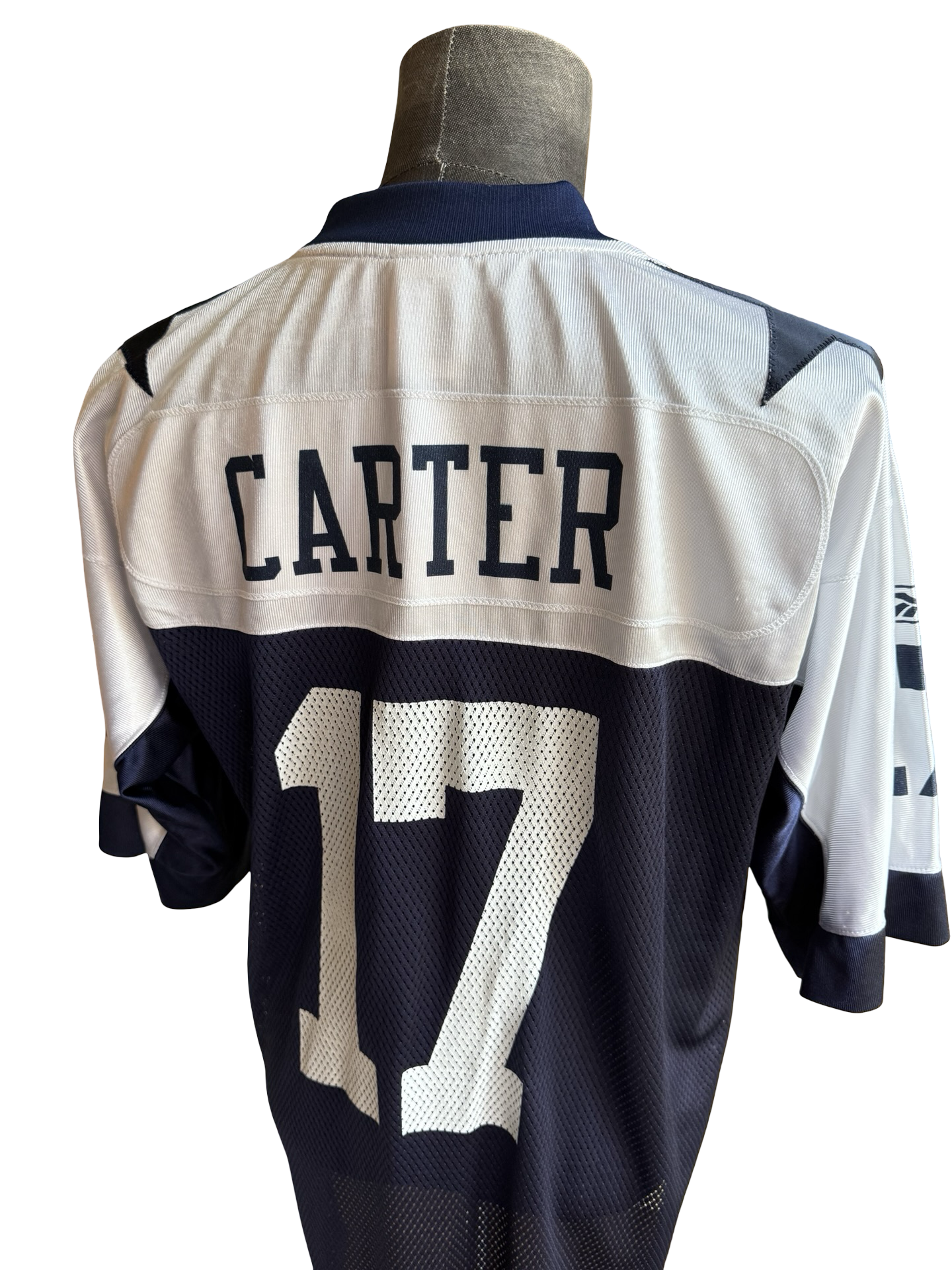 NFL Vtg Quincy Carter 17 Dallas Cowboys  Reebok Classic Throwback Vintage Football Jersey Size M
