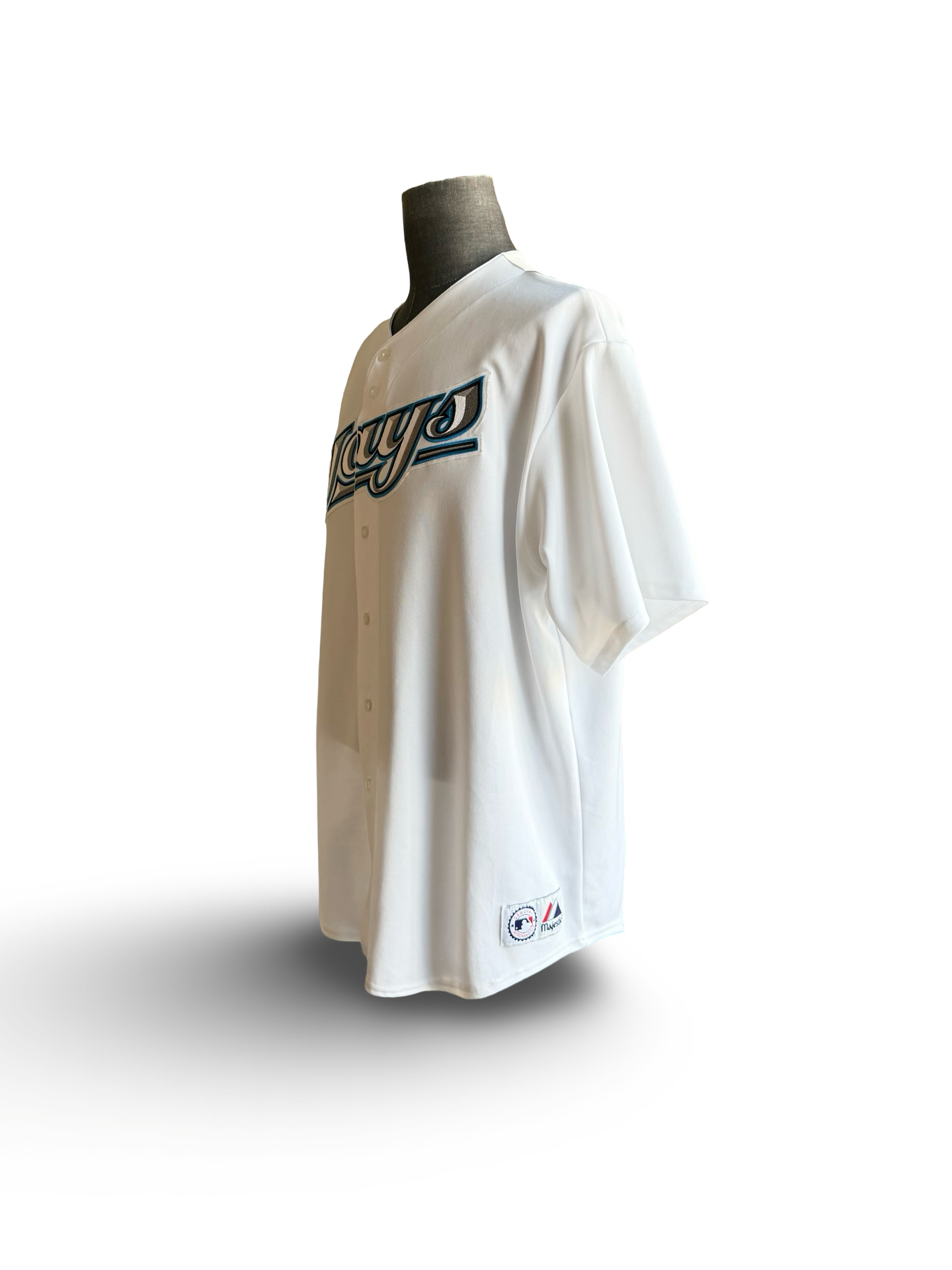 MLB Vtg Toronto Blue Jays 2000’s Majestic White Retro Baseball Jersey Size 3XL