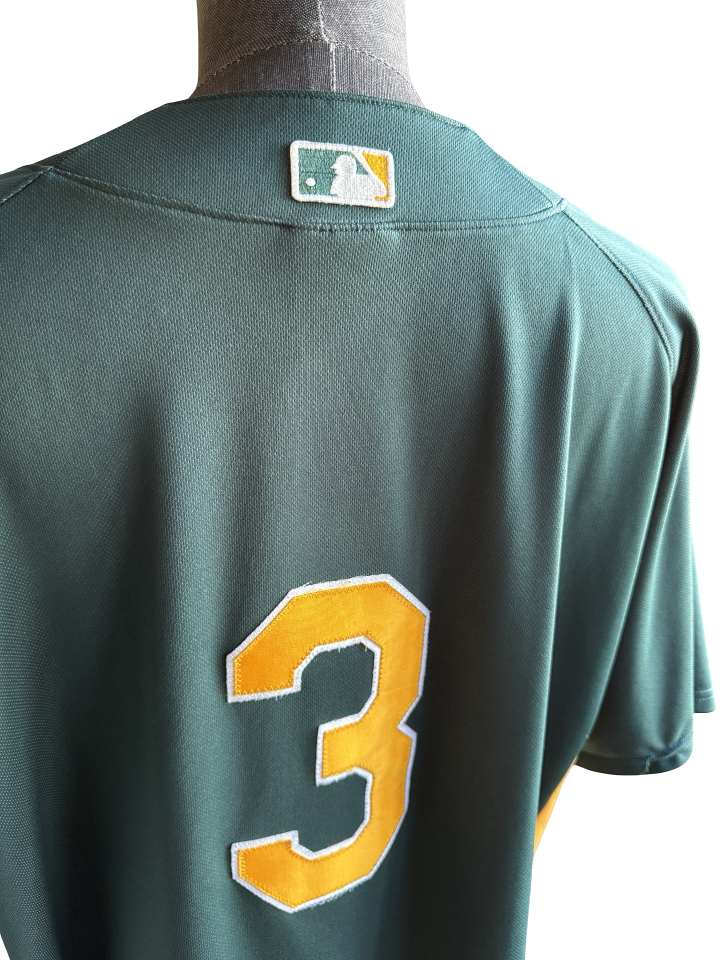 MLB Vtg Eric Chavez 3 Oakland Athletics Majestic Baseball Jersey Size 2XL