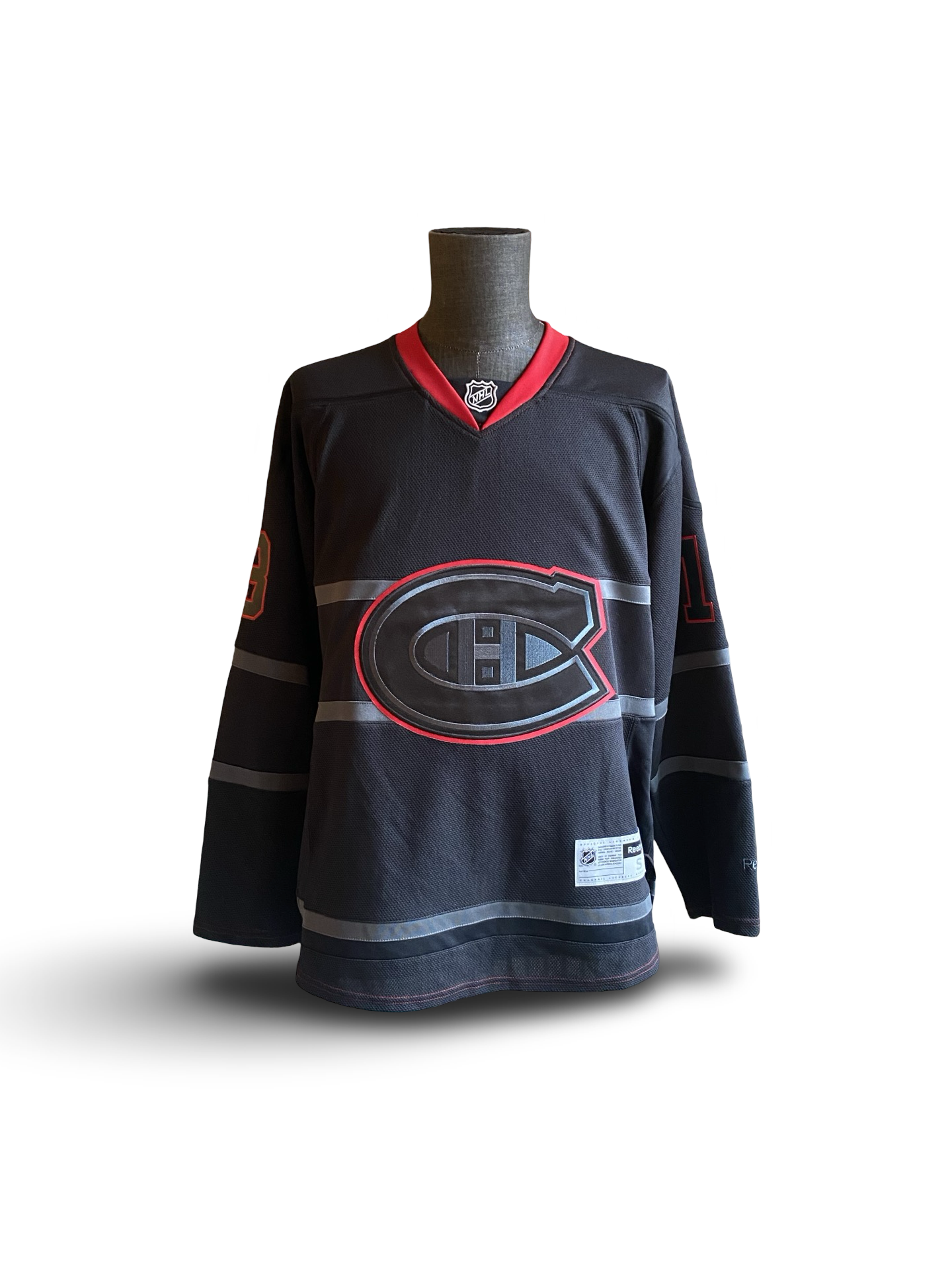 NHL 2010-2012 Michael Cammalleri 13 Montreal Canadiens Black Ice Jersey Size S