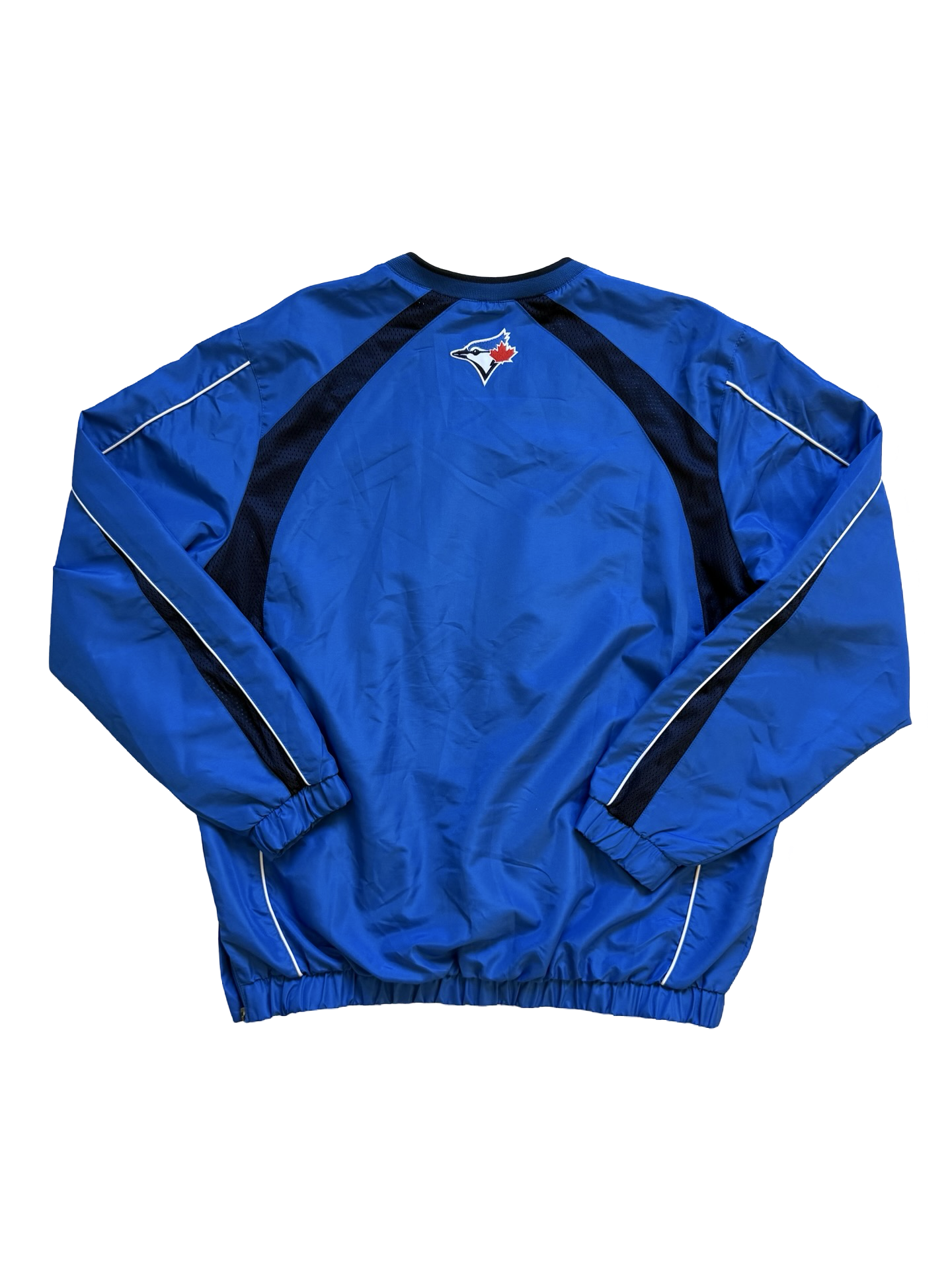 MLB Toronto Blue Jays GII Carl Banks Pullover Windbreaker Size L