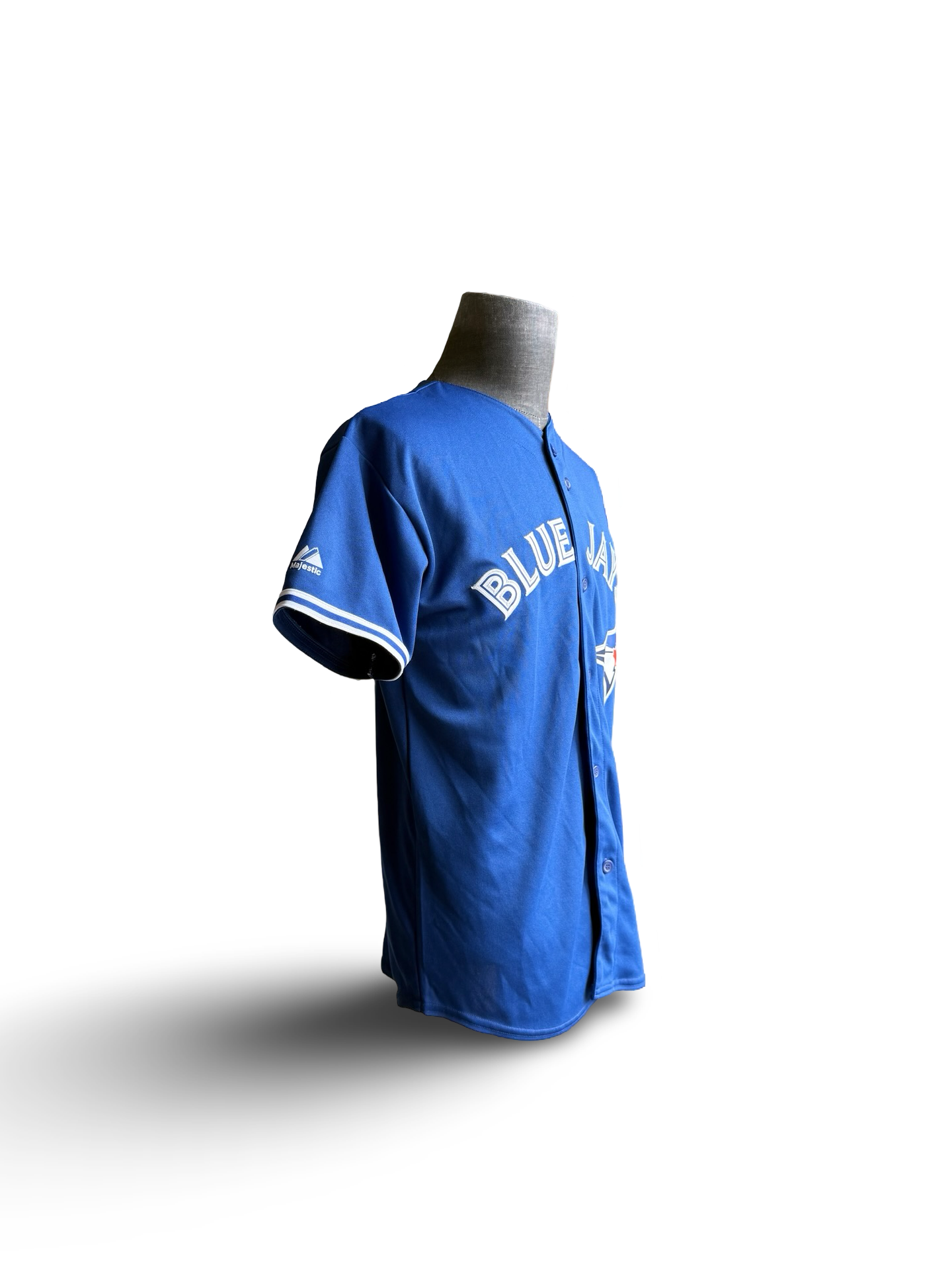 YOUTH MLB Jose Bautista 19 Toronto Blue Jays Majestic Baseball Jersey Size Youth XL