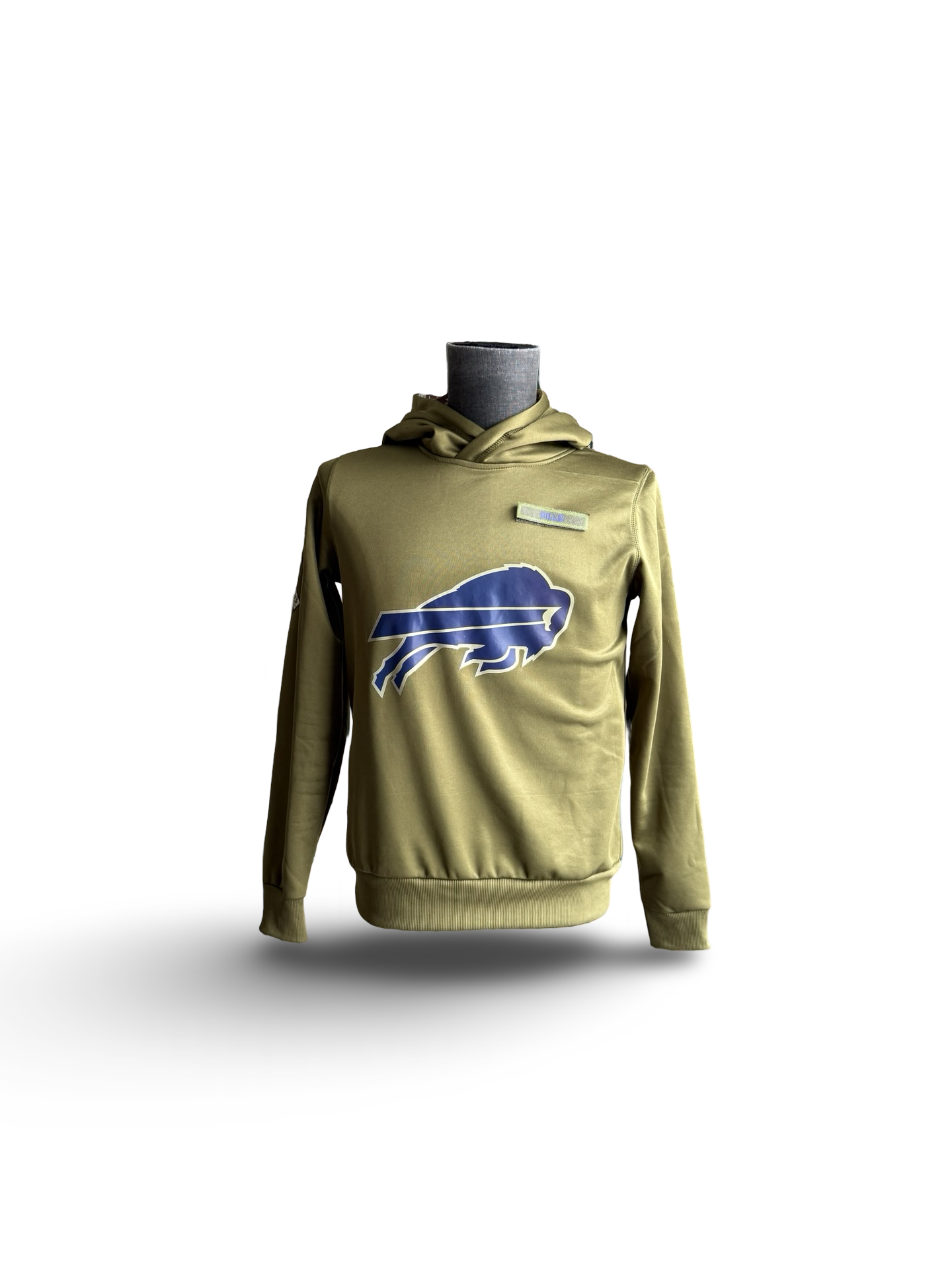 YOUTH NFL Buffalo Bills Salute to Service Olive Hoodie Size Youth M