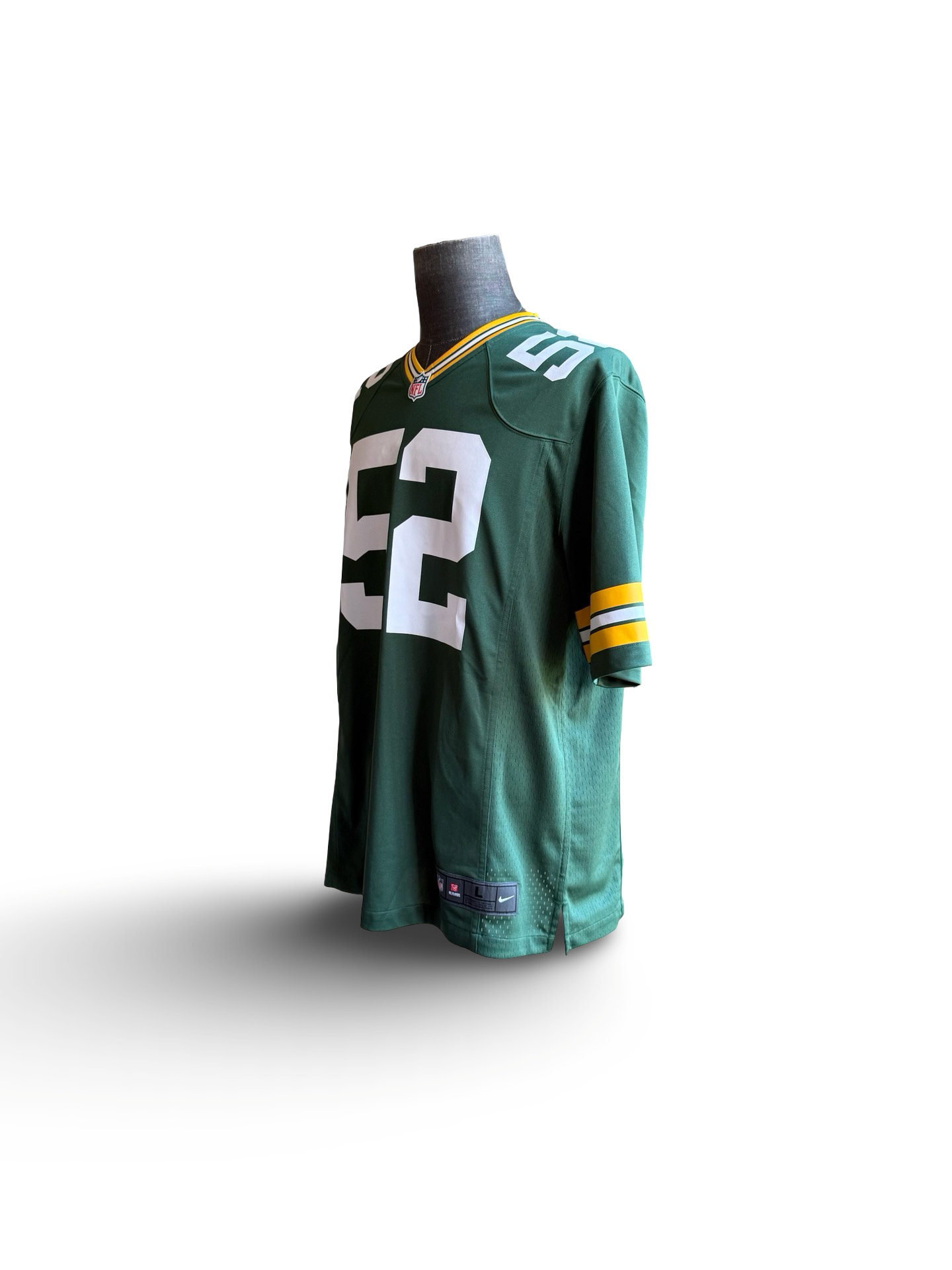 NFL Vtg Clay Matthews 52 Green Bay Packers Nike Football Jersey Size L