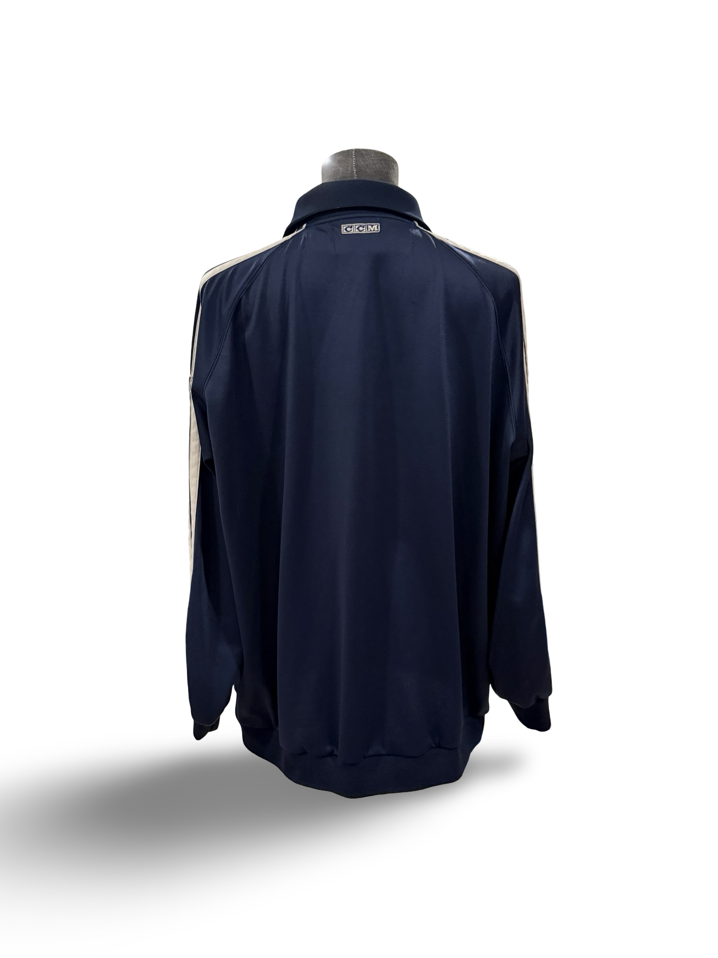 NHL Vtg Toronto Maple Leafs CCM Hockey Track Jacket Size XL