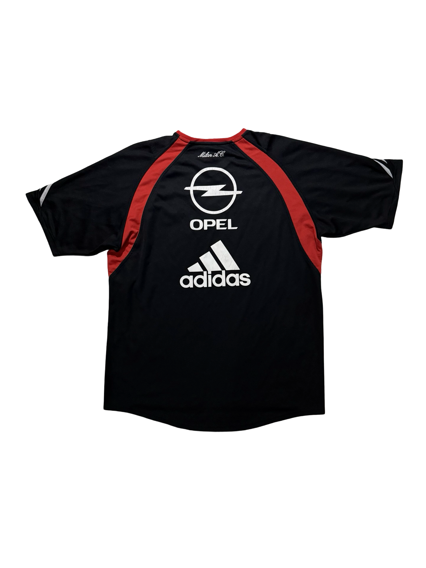 Soccer AC Milan Vtg 2003-04 Adidas Opel Football Training Jersey Size L