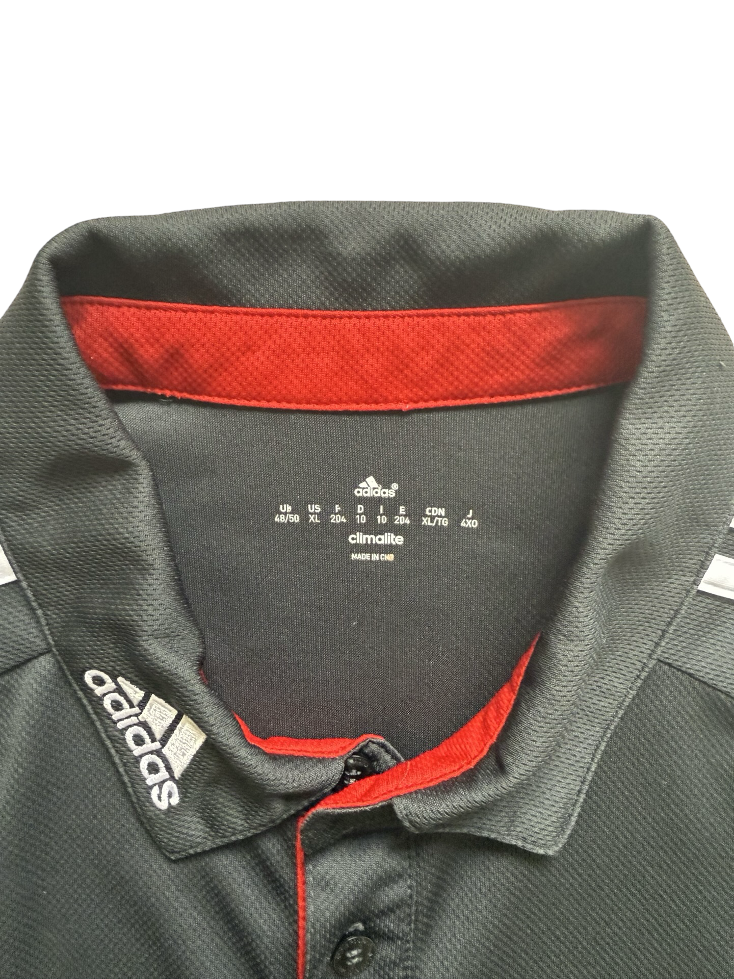 Soccer MLS 2X Toronto FC Adidas Climalite Dark Grey & Red Golf Polo Shirts Both Size XL