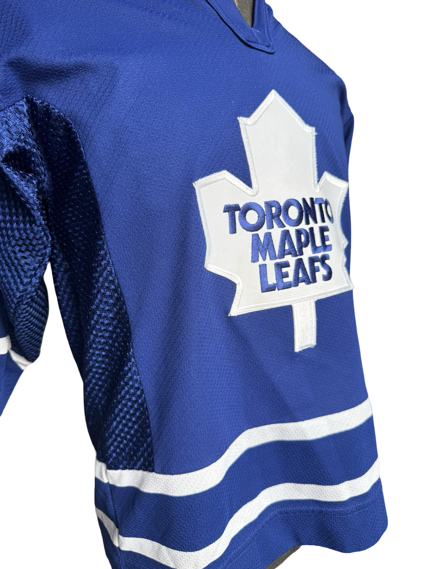 YOUTH NHL Vtg Toronto Maple Leafs Koho Air Knit Hockey Jersey Size Youth L/XL