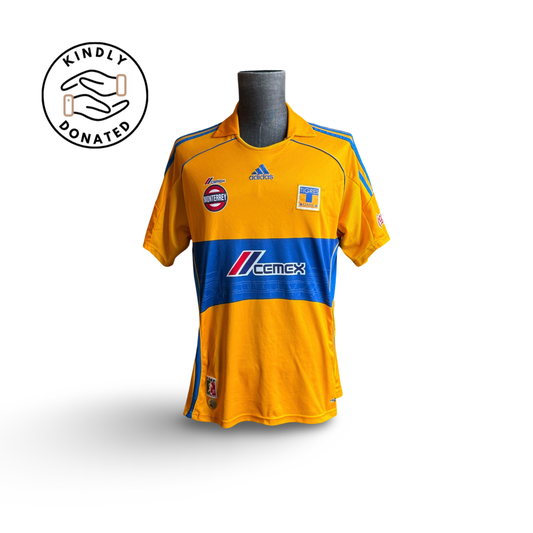 Soccer Vtg Tigres Unal 2008-09 Adidas Football Home Jersey Size L