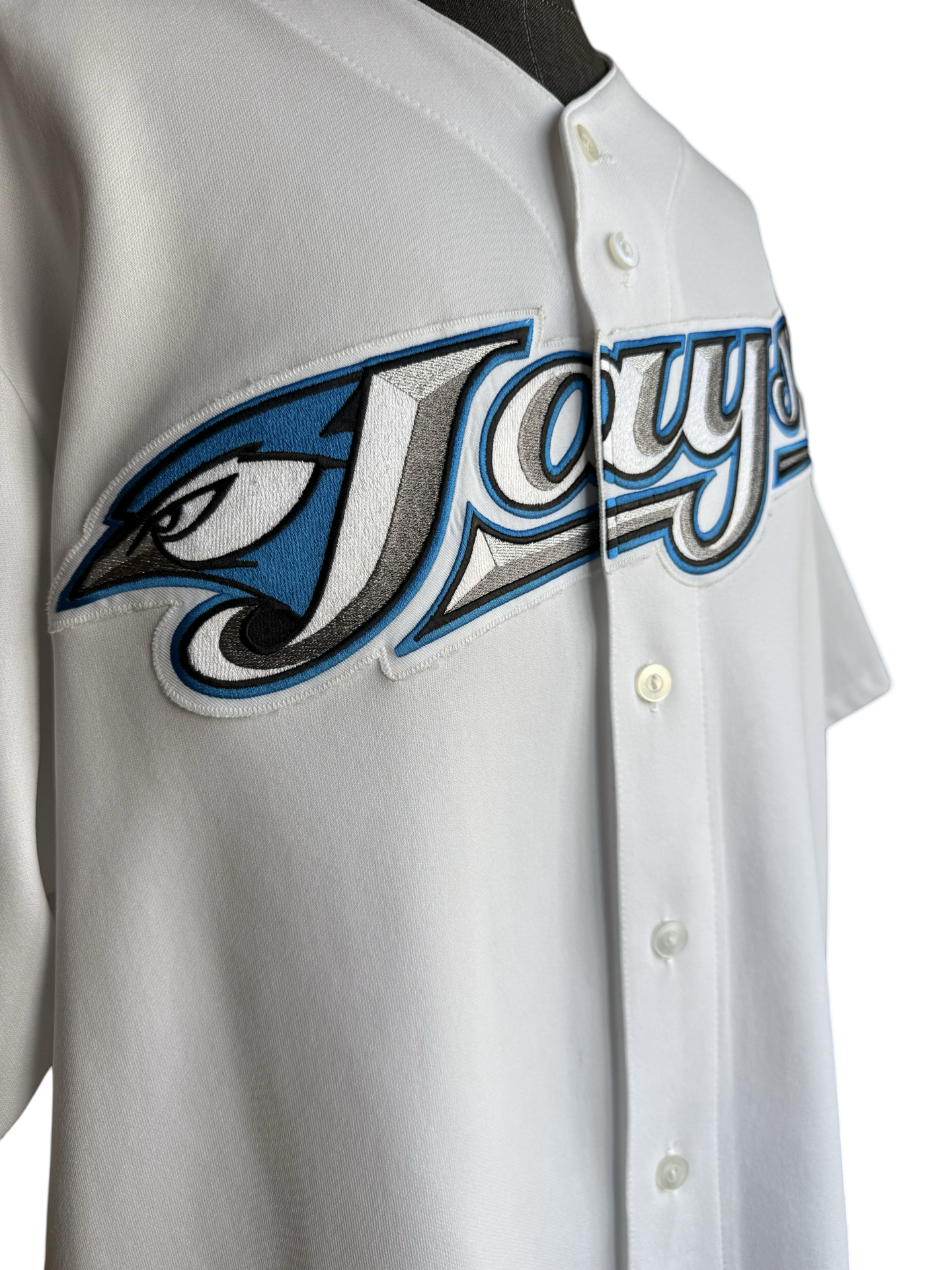 MLB Vtg Toronto Blue Jays 2000’s Majestic White Retro Baseball Jersey Size 3XL