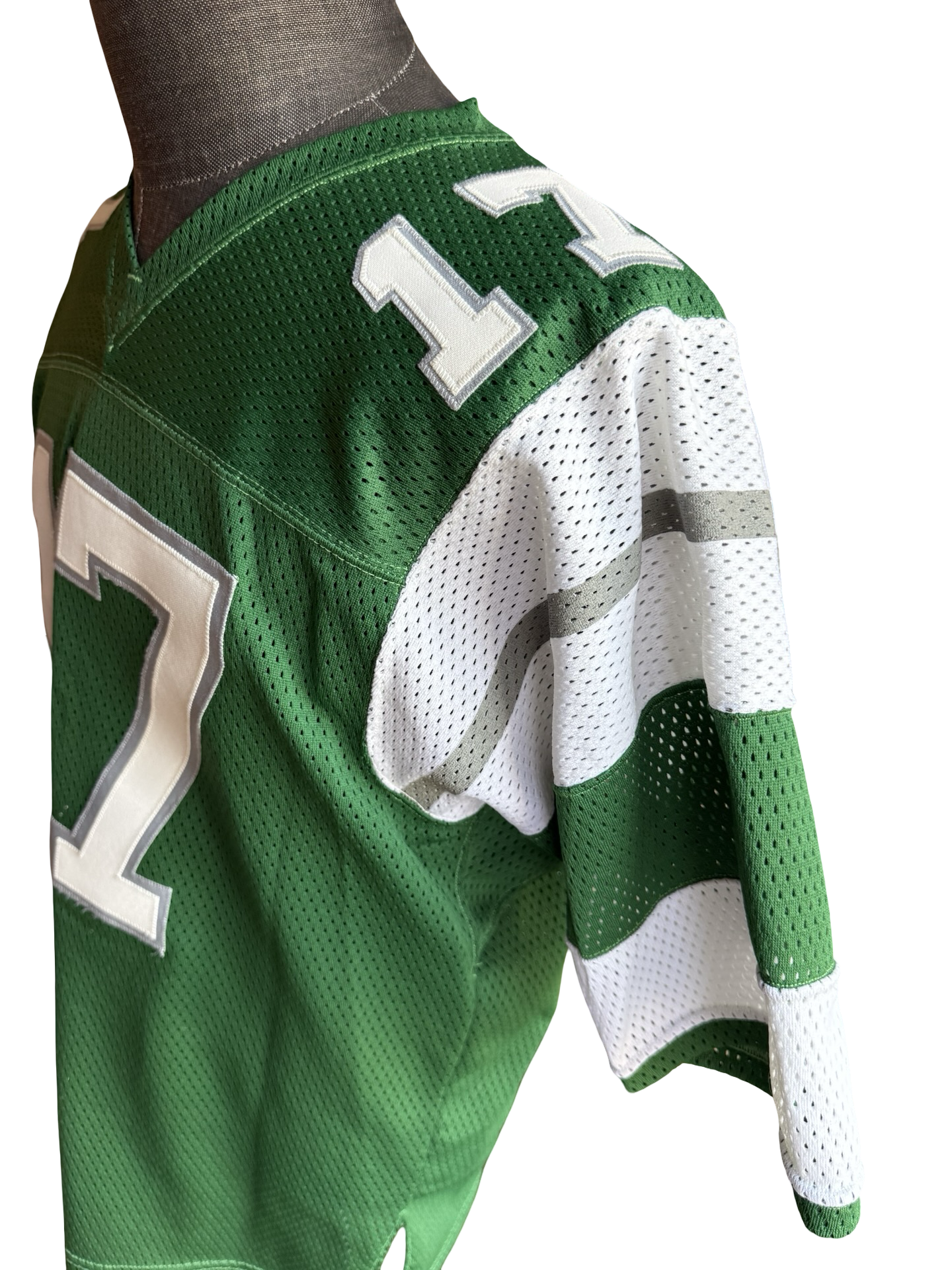 NFL Vtg Harold Carmichael 17 Philadelphia Eagles 80’s Raven Knit Football Jersey Size M