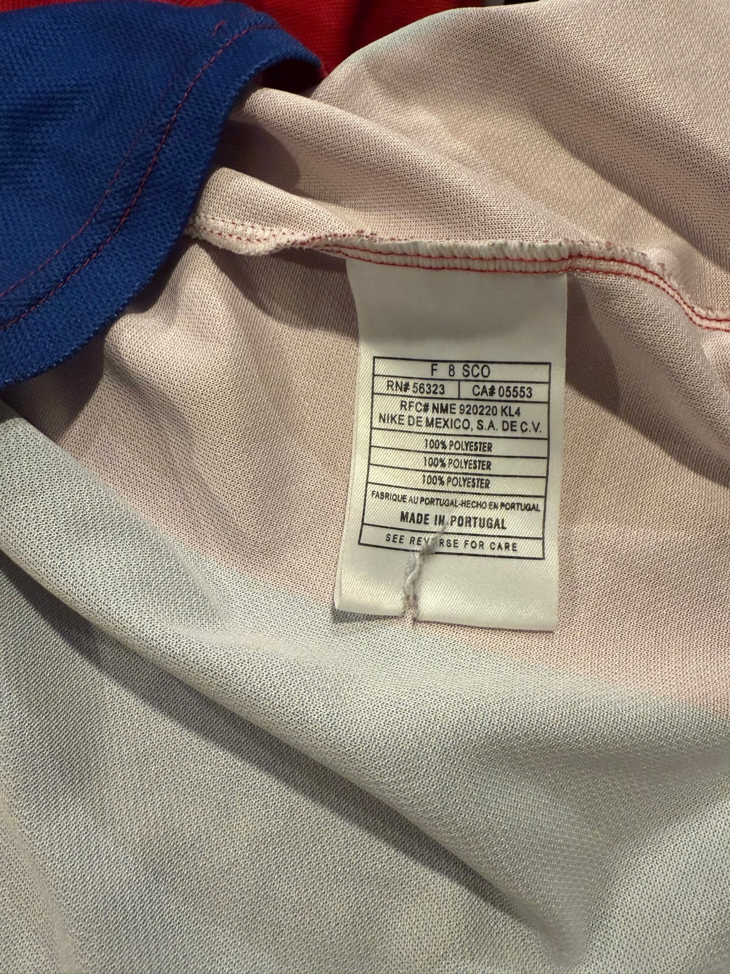 Soccer Vtg FC Barcelona 1998/99 Nike Football Home Jersey Size L