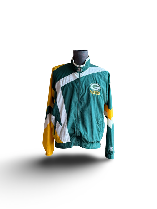 NFL Vtg 90’s Green Bay Packers ProLine Starter Football Zip Up Jacket Size XL