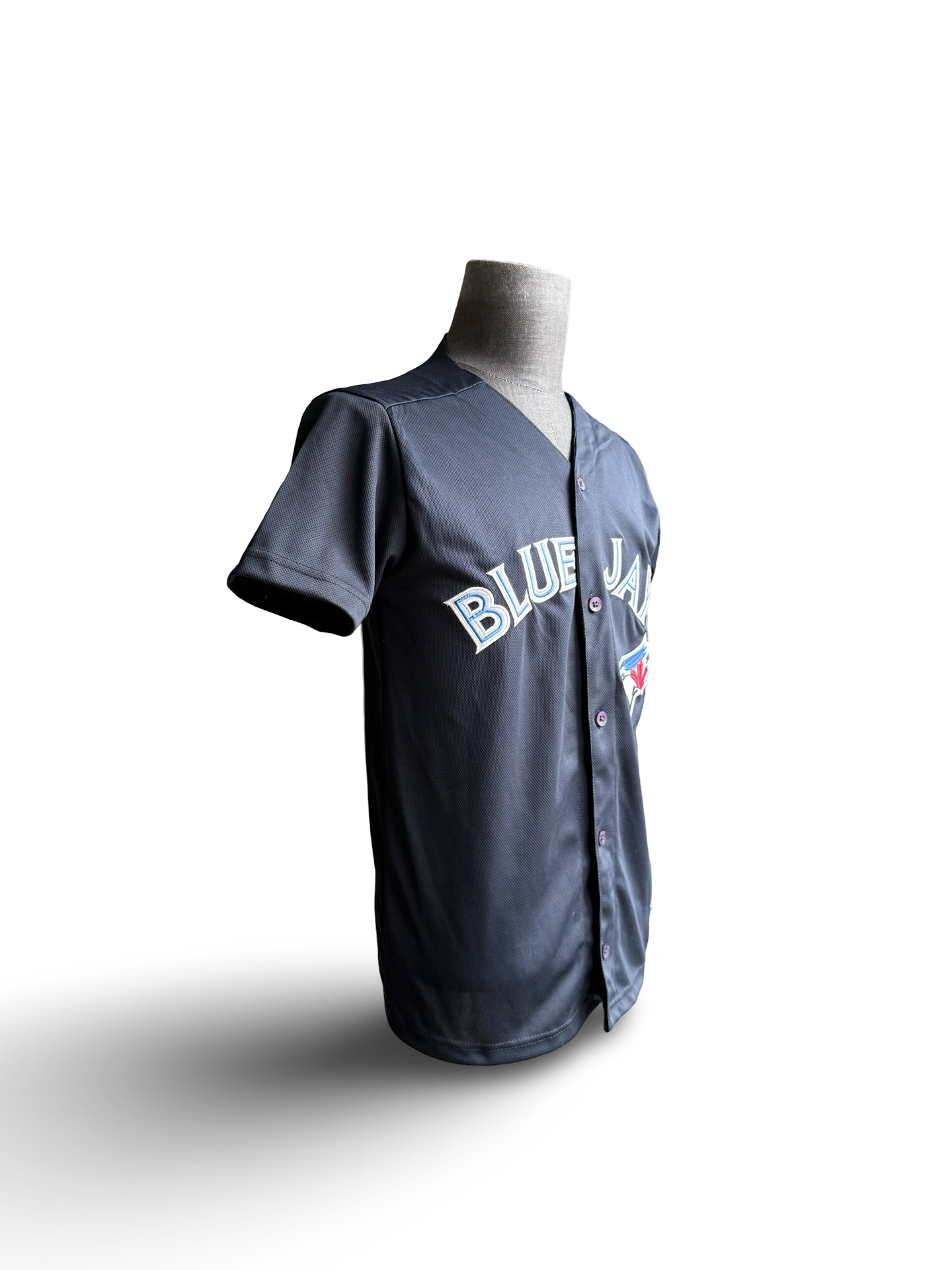 YOUTH MLB Toronto Blue Jays Majestic CoolBase Baseball Jersey Size Youth L