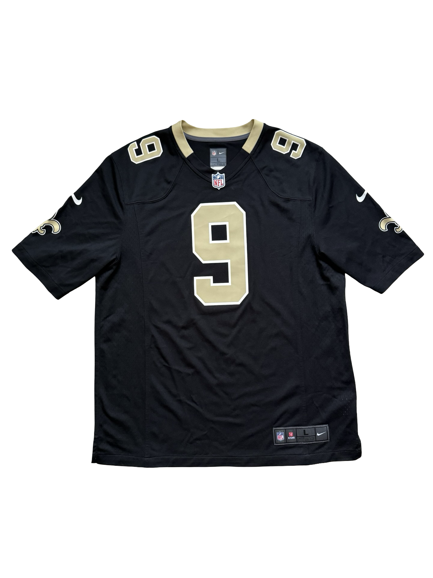 NFL Drew Bree’s 9 New Orleans Saints Nike Football Jersey Size L