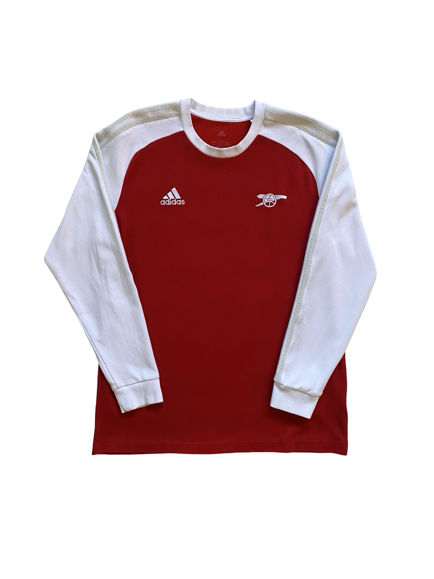 EPL Arsenal FC 2020 Icons Long Sleeve Adidas Retro Style Jersey Sweater Size L