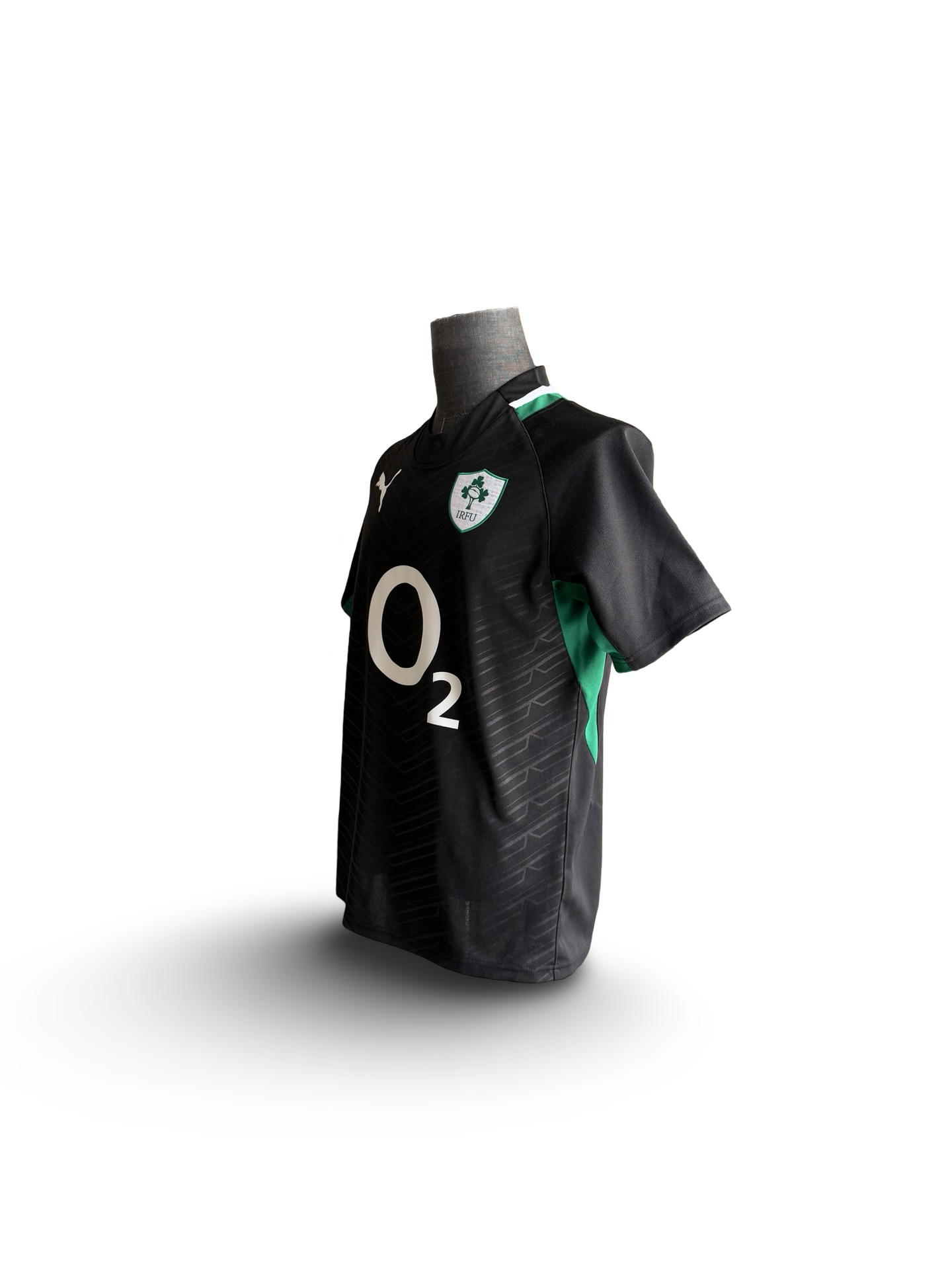 Rugby Vtg Ireland National Team IRFU 2010 Puma O2 Away Rugby Jersey Size M