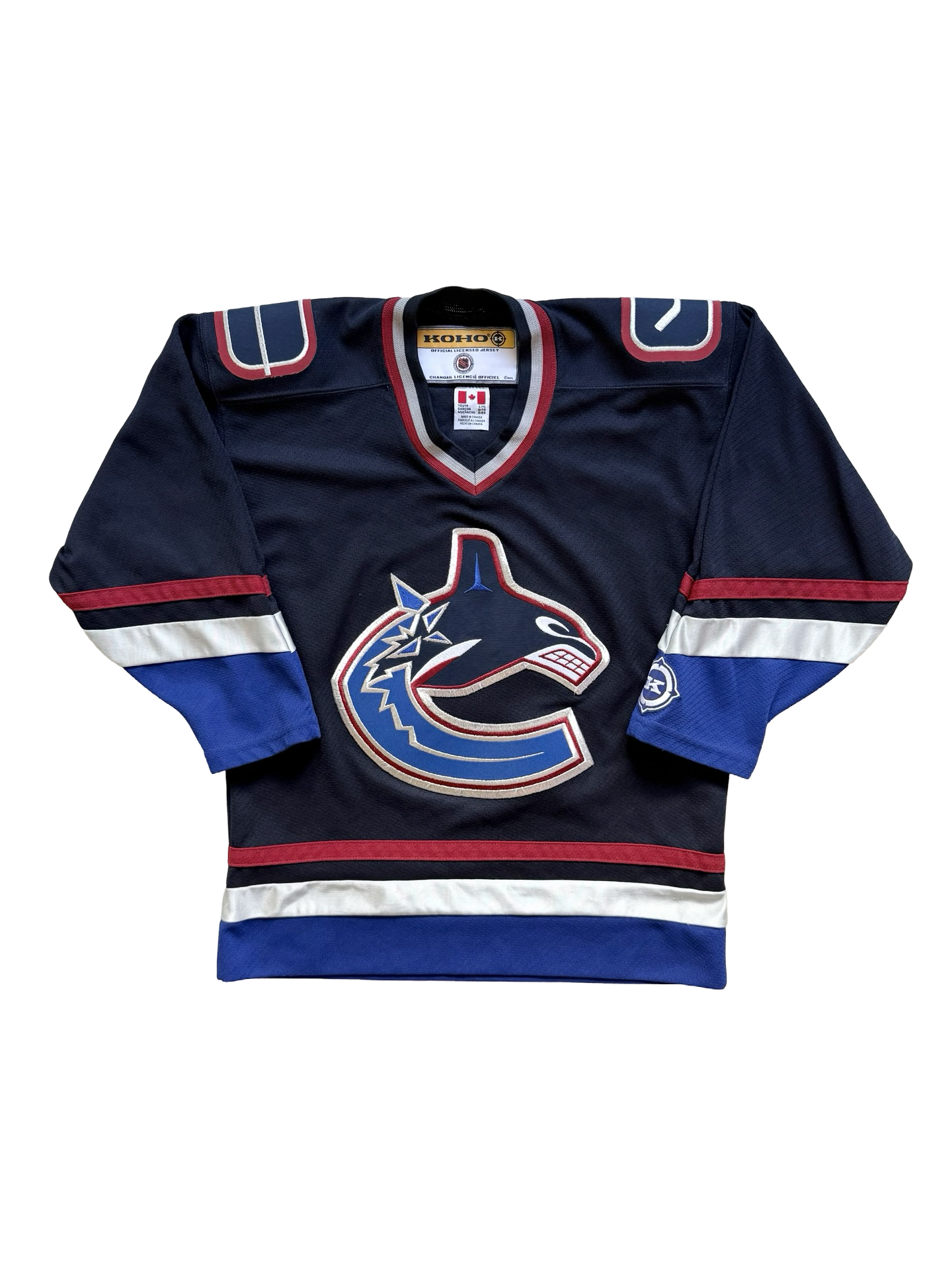 YOUTH NHL Vtg Vancouver Canucks Koho Hockey Jersey Size Youth L/XL