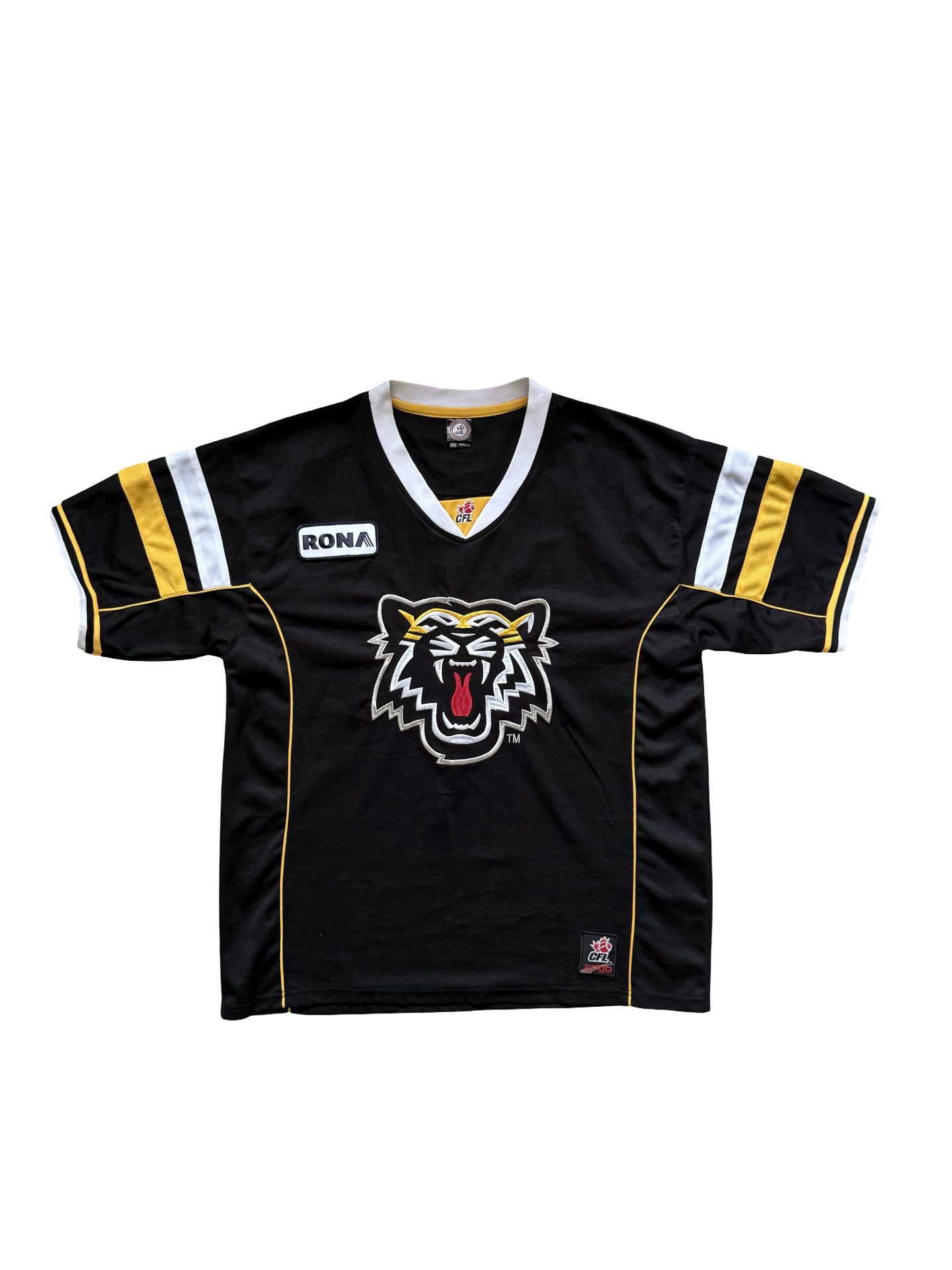 CFL Vtg Hamilton Ti-Cats Football Jersey Size L