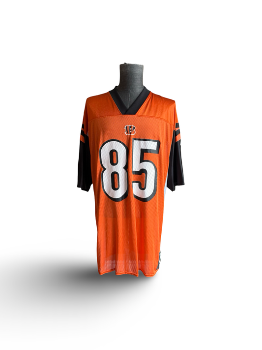 NFL Vtg Chad Johnson 85 Cincinnati Bengals Reebok 2000’s Football Jersey Size XL