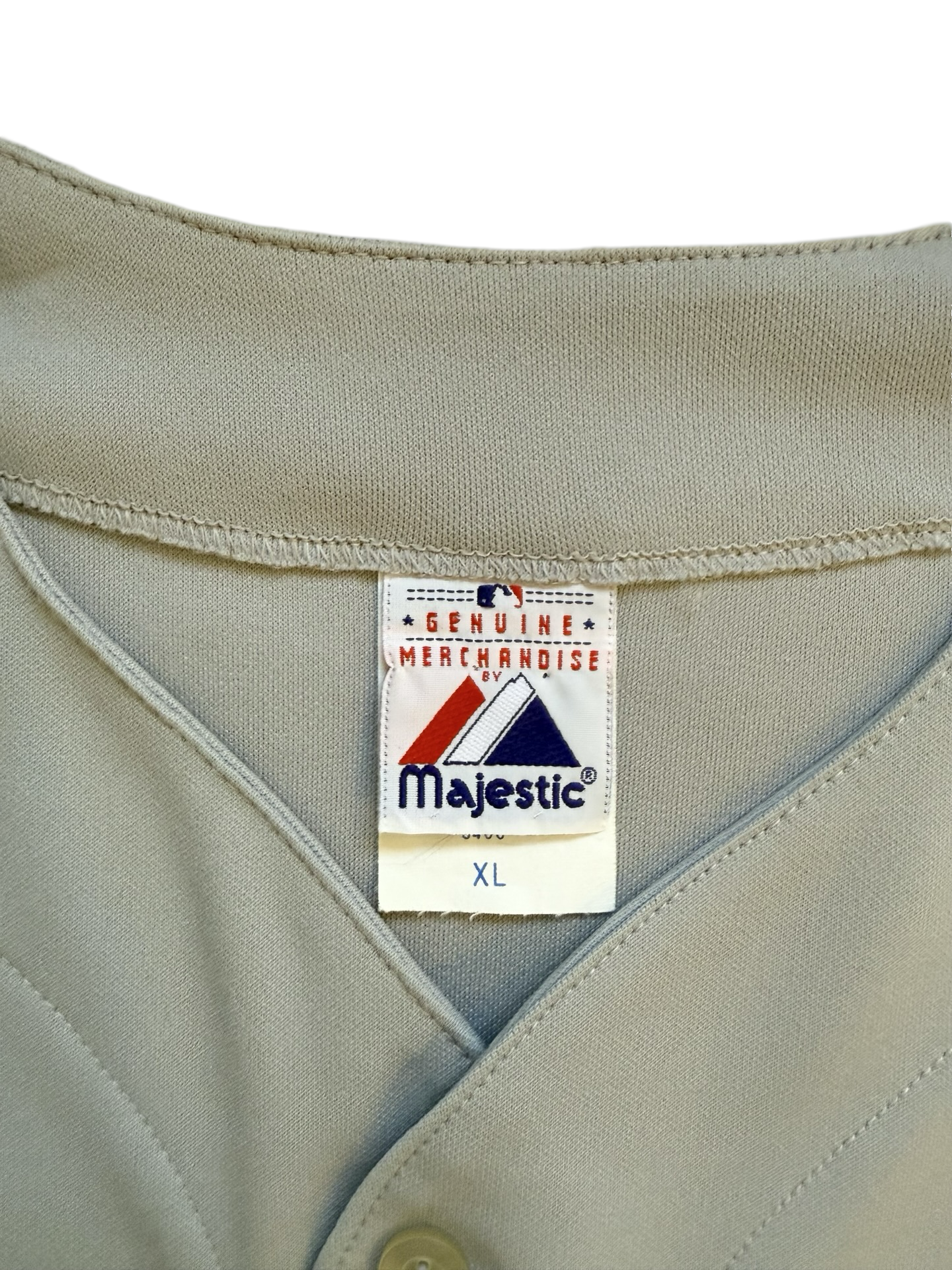 MLB Vtg Toronto Blue Jays 2000’s Majestic Grey Retro Baseball Jersey Size XL