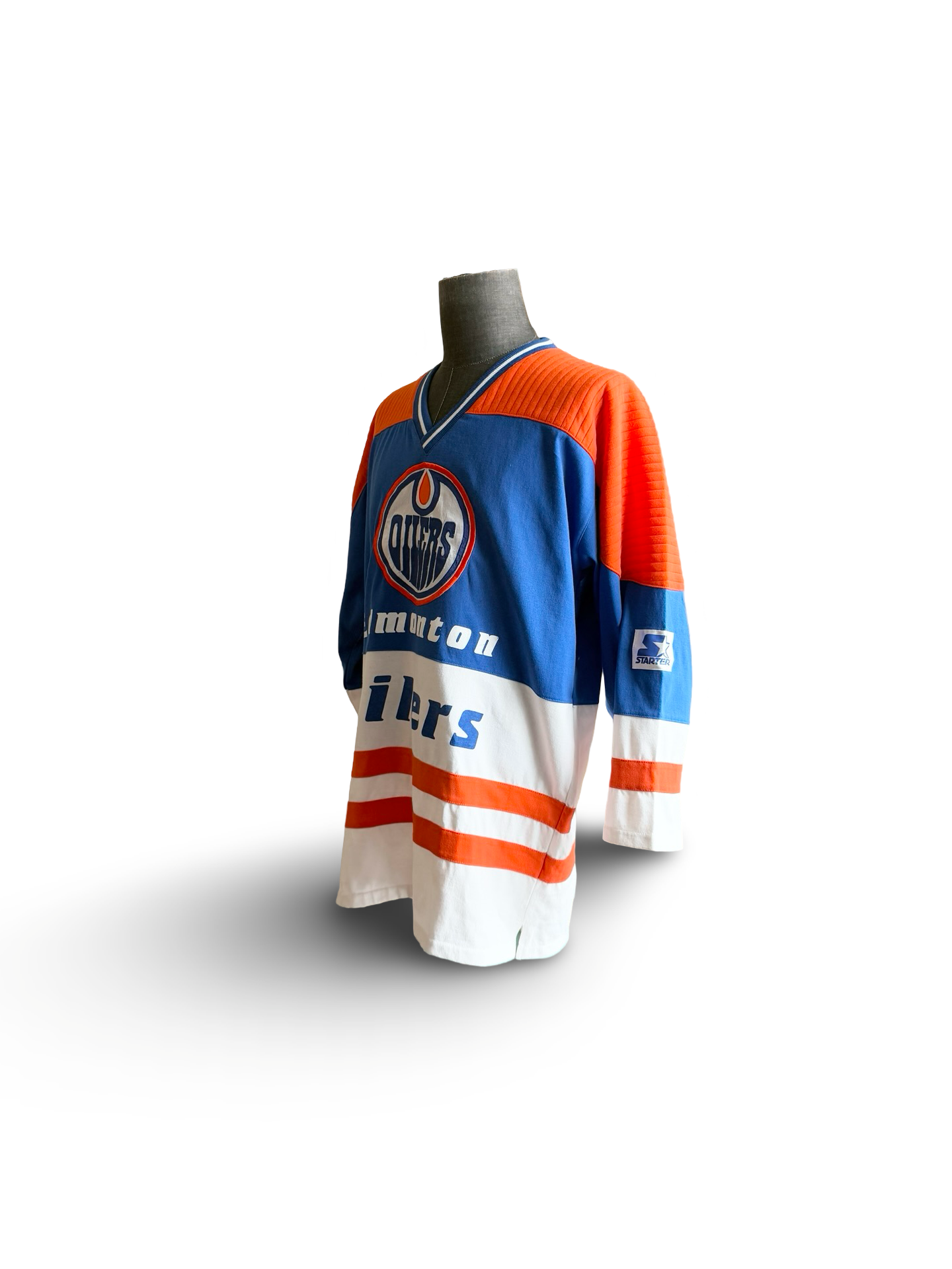 NHL Vtg 90’s Edmonton Oilers Starter Hockey Style Jersey Size XL